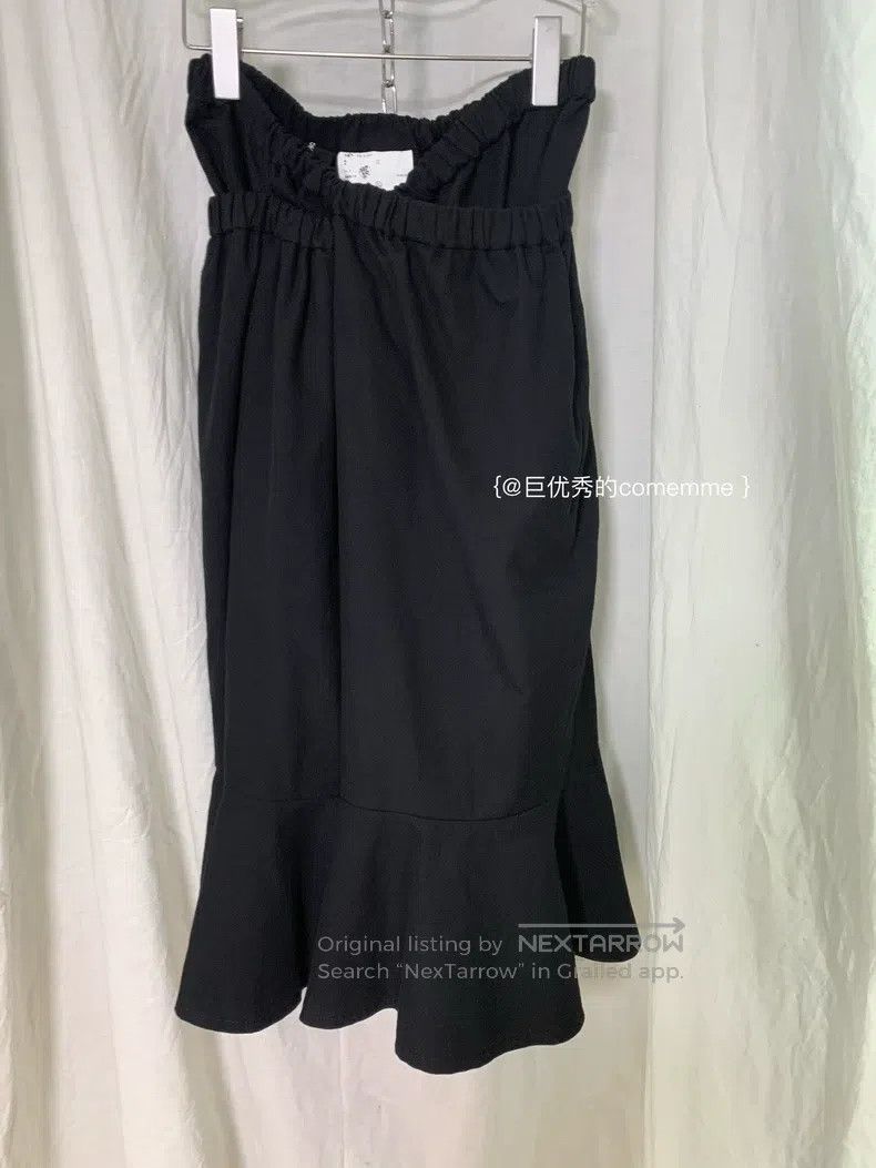 Comme des Garcons Comme des Garcons size F Layered Irregularly Assembled Bla Size 23" - 1 Thumbnail