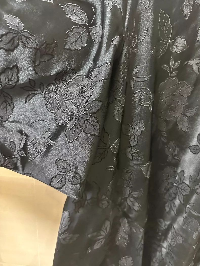 Comme Des Garcons Dress with round front and embroidered j