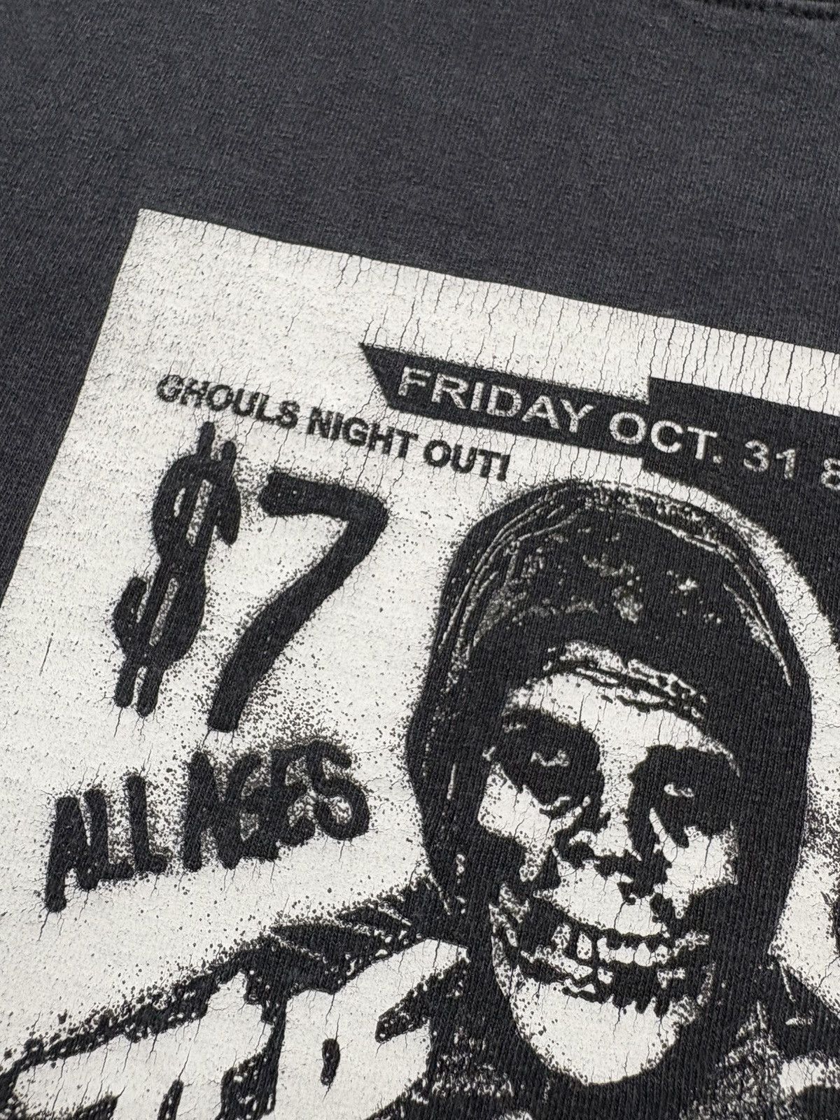 Obey Obey x Misfits Flyer Graphic Punk Rock T-Shirt Band Tee Size US S / EU 44-46 / 1 - 3 Thumbnail