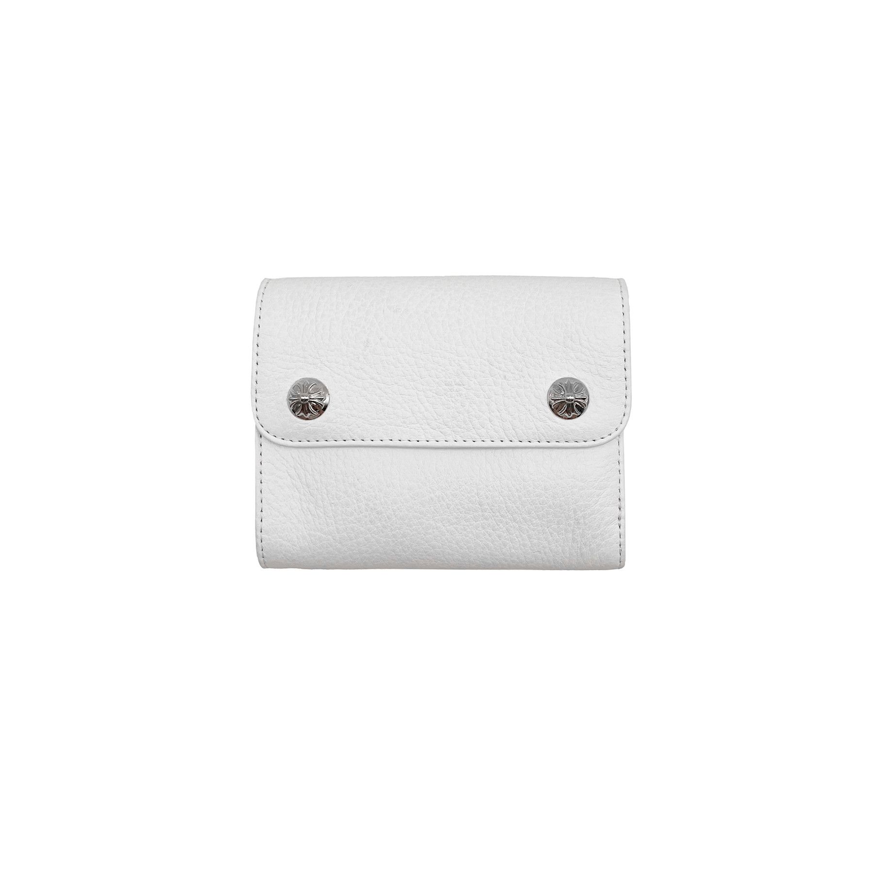 Chrome Hearts Chrome Hearts White Silver Scroll Dagger Fold Wallet Size ONE SIZE - 1 Thumbnail