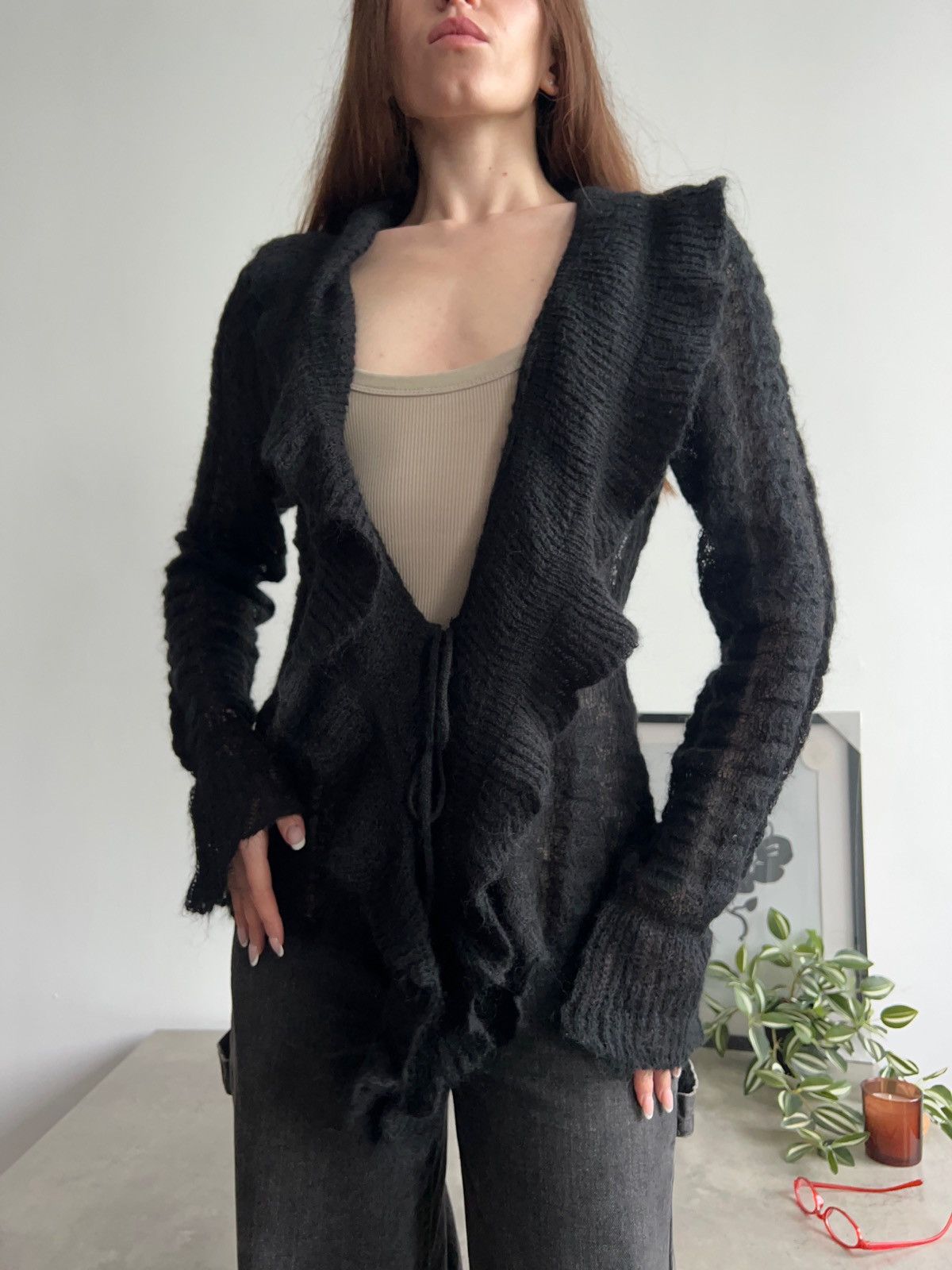 Vintage Mohair Cardigan Vintage Size M / US 6-8 / IT 42-44 - 4 Thumbnail
