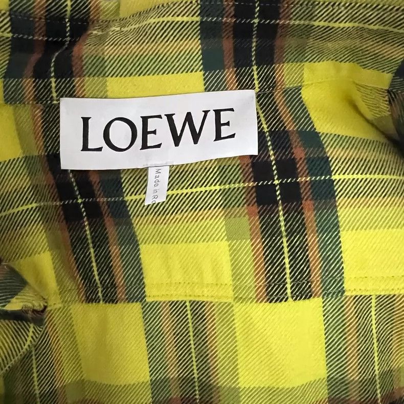 Loewe LOEWE Yellow checkered zipper jacket Size US S / EU 44-46 / 1 - 3 Thumbnail