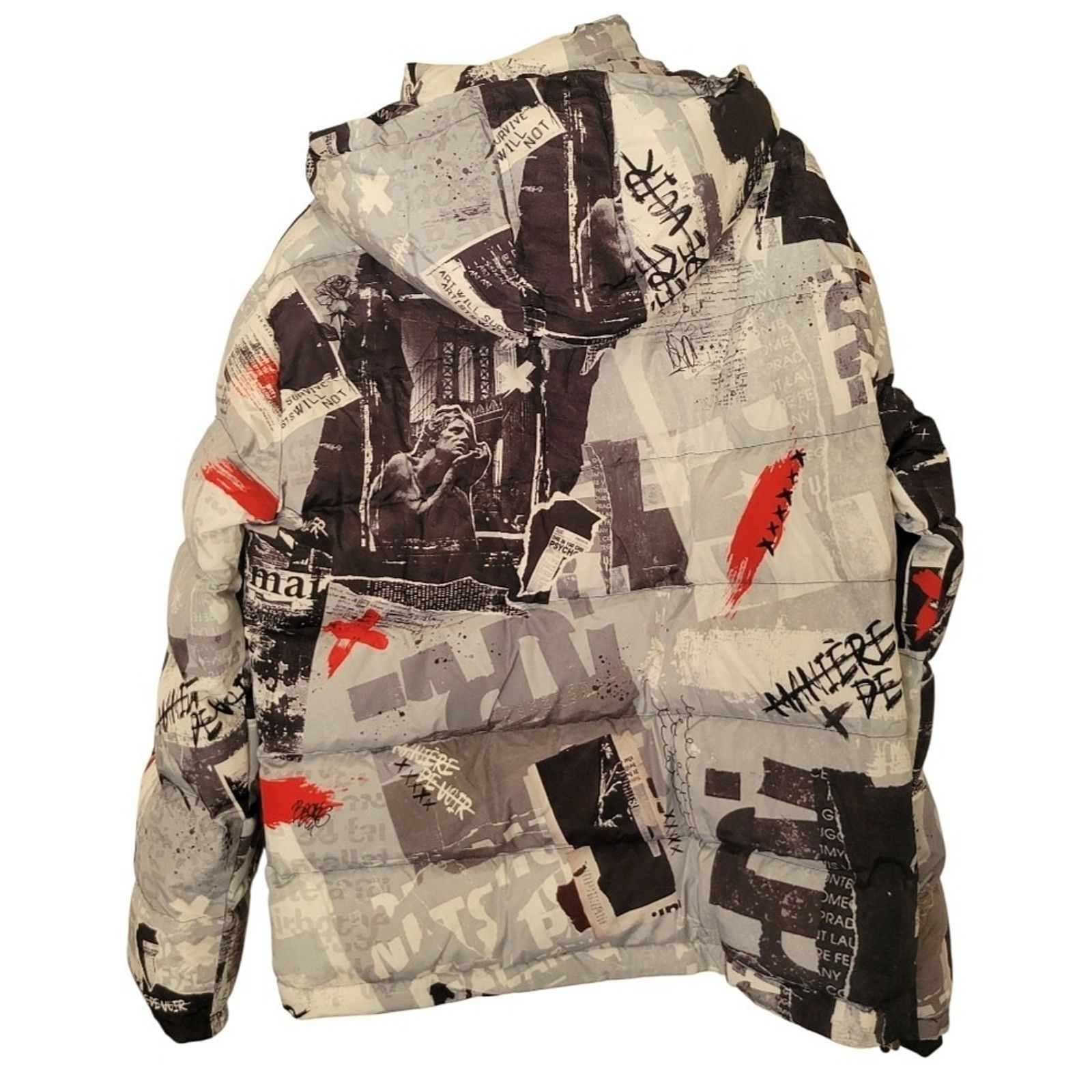 Maniere De Vior Maniere De Voir Puffer Men Jacket W/ Removable Hood Size XL Size US XL / EU 56 / 4 - 2 Thumbnail
