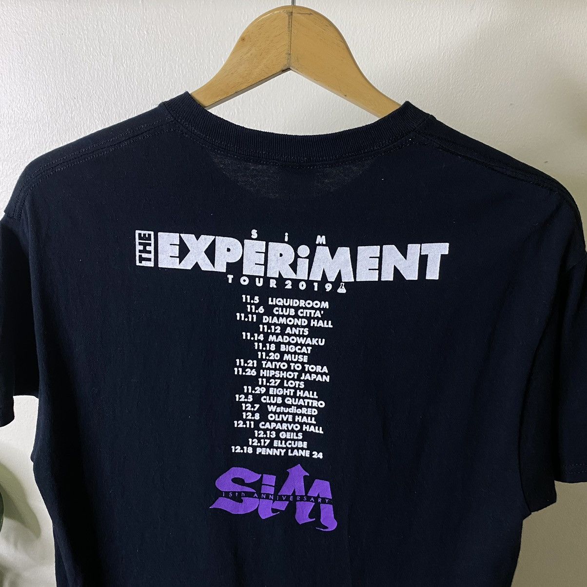 Band Tees × Japanese Brand SiM Japanese Metalcore Band The Experiment Tour 2019 Tee Size US M / EU 48-50 / 2 - 6 Thumbnail