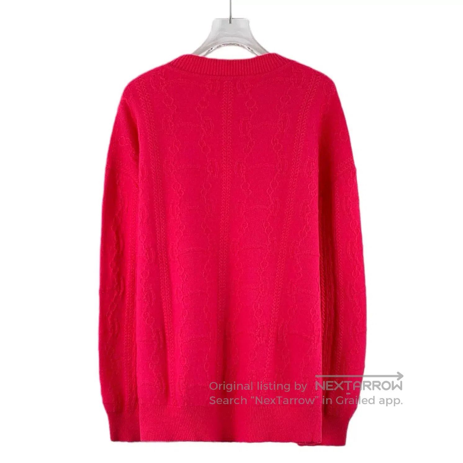 Hermes hermes red wool long sleeve knit sweater. Size US S / EU 44-46 / 1 - 2 Thumbnail