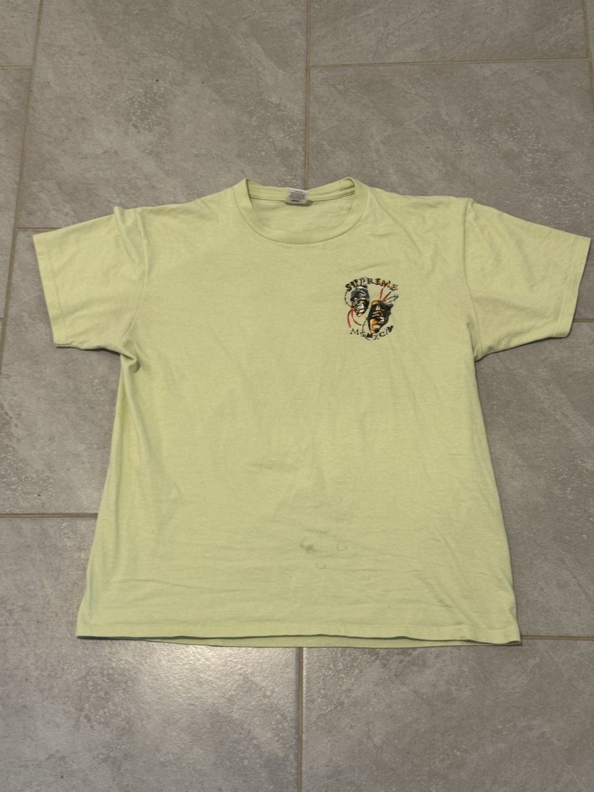 Supreme Supreme "Laugh Now Tee" Green Size US M / EU 48-50 / 2 - 1 Thumbnail