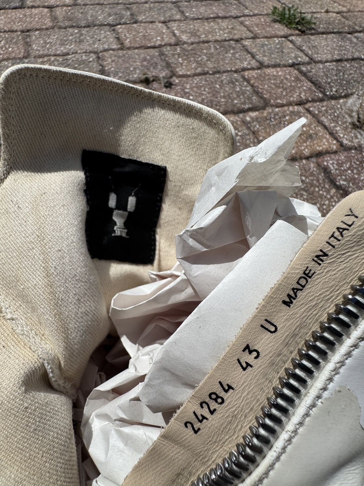 Rick Owens Drkshdw MILK Double Bumper Ramones Size US 10 / EU 43 - 7 Thumbnail