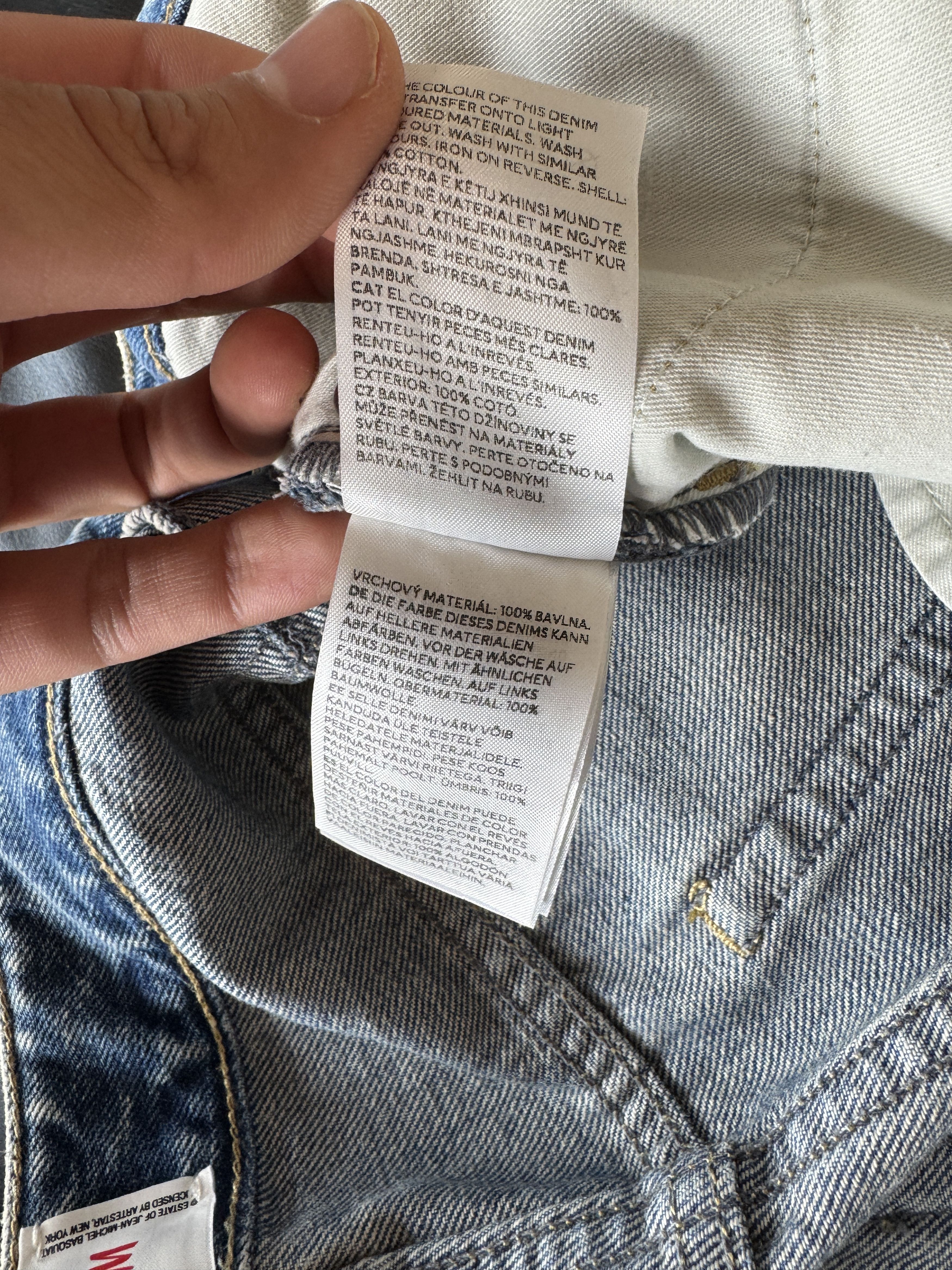 H&M × Jean-Michel Basquiat × Who Decides War Distressed rhinestone graphic jeans Size US 30 / EU 46 - 16 Thumbnail