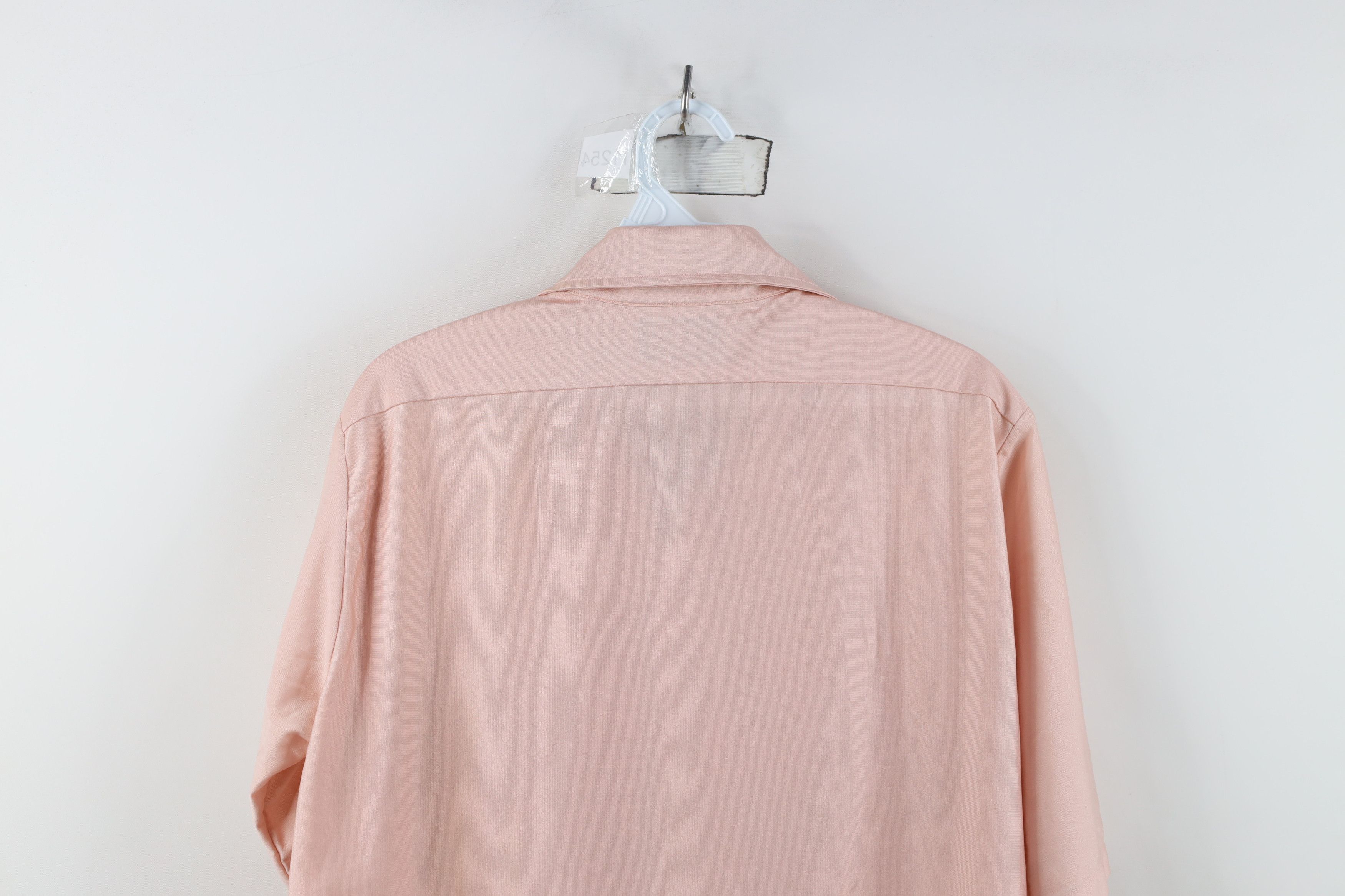 Vintage Vintage 70s Streetwear Short Sleeve Button Shirt Pink USA Size US M / EU 48-50 / 2 - 10 Thumbnail