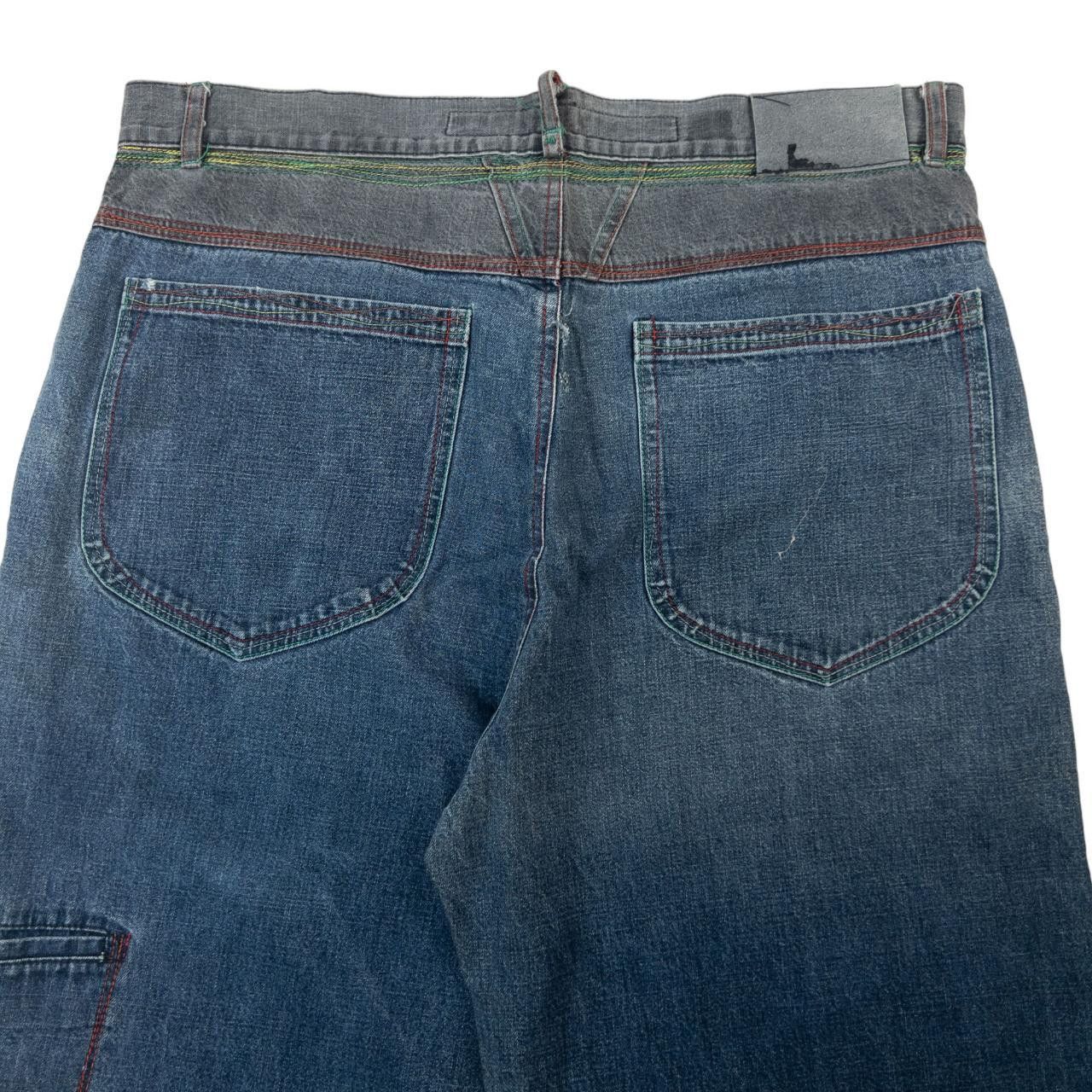 Marithe + Francois Girbaud Vintage Marithe Francois Girbaud Patch Denim Jeans Size W38 Size US 38 / EU 54 - 4 Thumbnail
