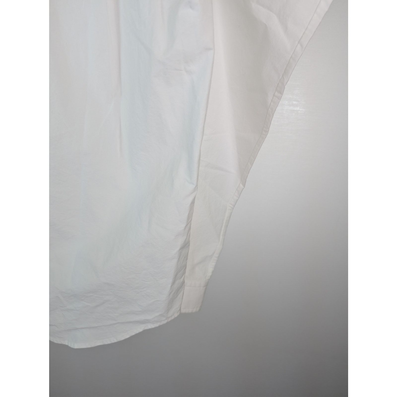 Balenciaga o1rshd1 Long-Sleeve Large Fit Cotton Poplin Shirt in White Size US XXL / EU 58 / 5 - 13 Thumbnail