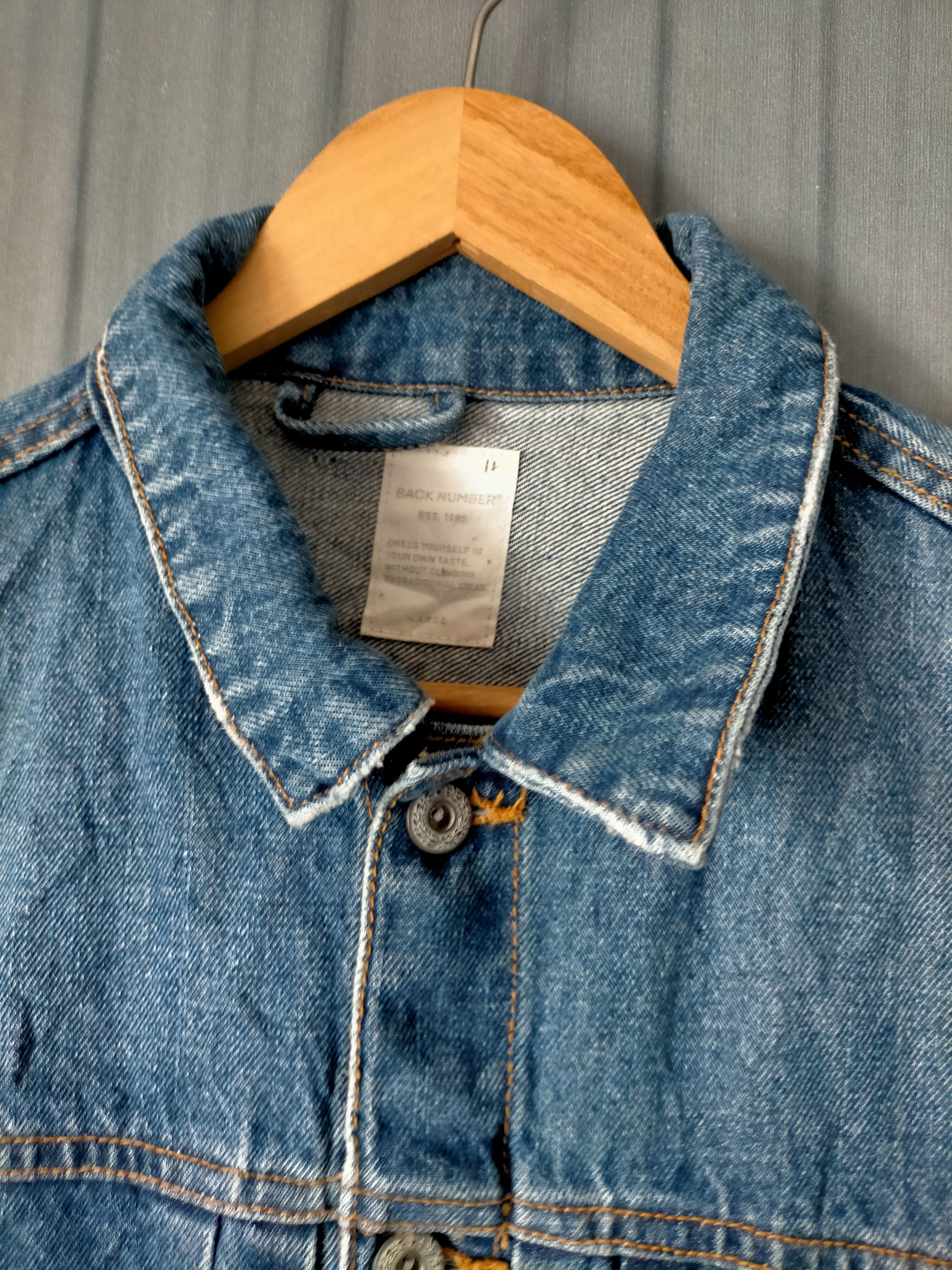 Japanese Brand Back Number Type 1 denim jacket Size US L / EU 52-54 / 3 - 4 Thumbnail