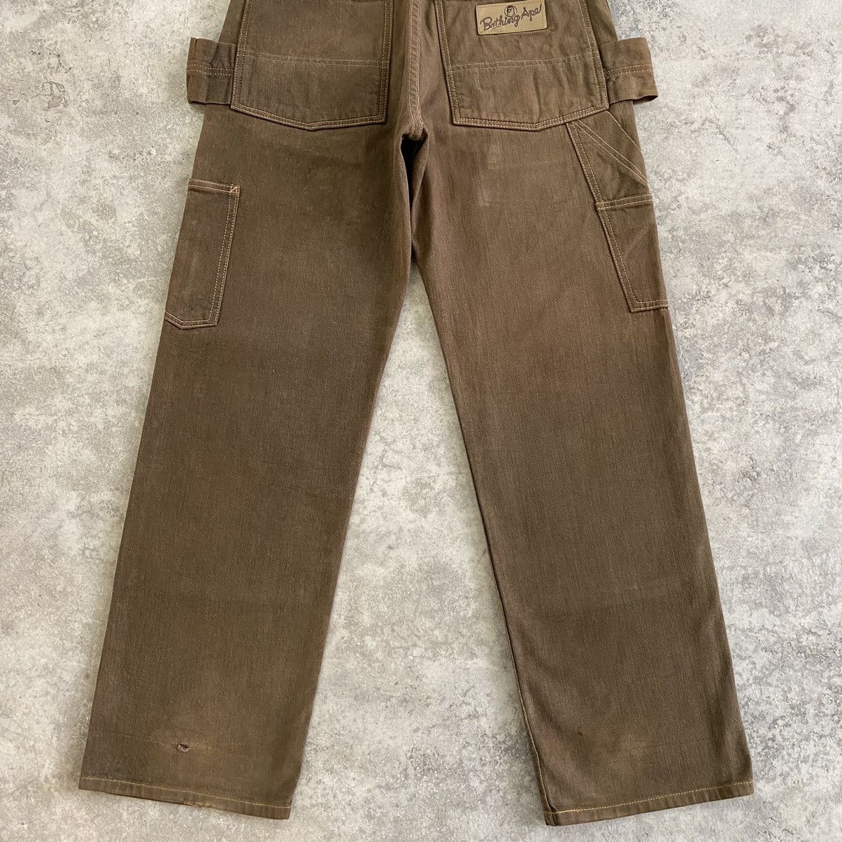Bape × Vintage Double Knee Denim Size US 31 - 13 Thumbnail