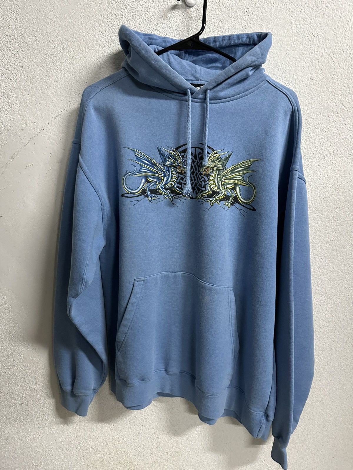 Other Y2K Top Heavy Blue Dragons Hoodie Size US L / EU 52-54 / 3 - 1 Thumbnail