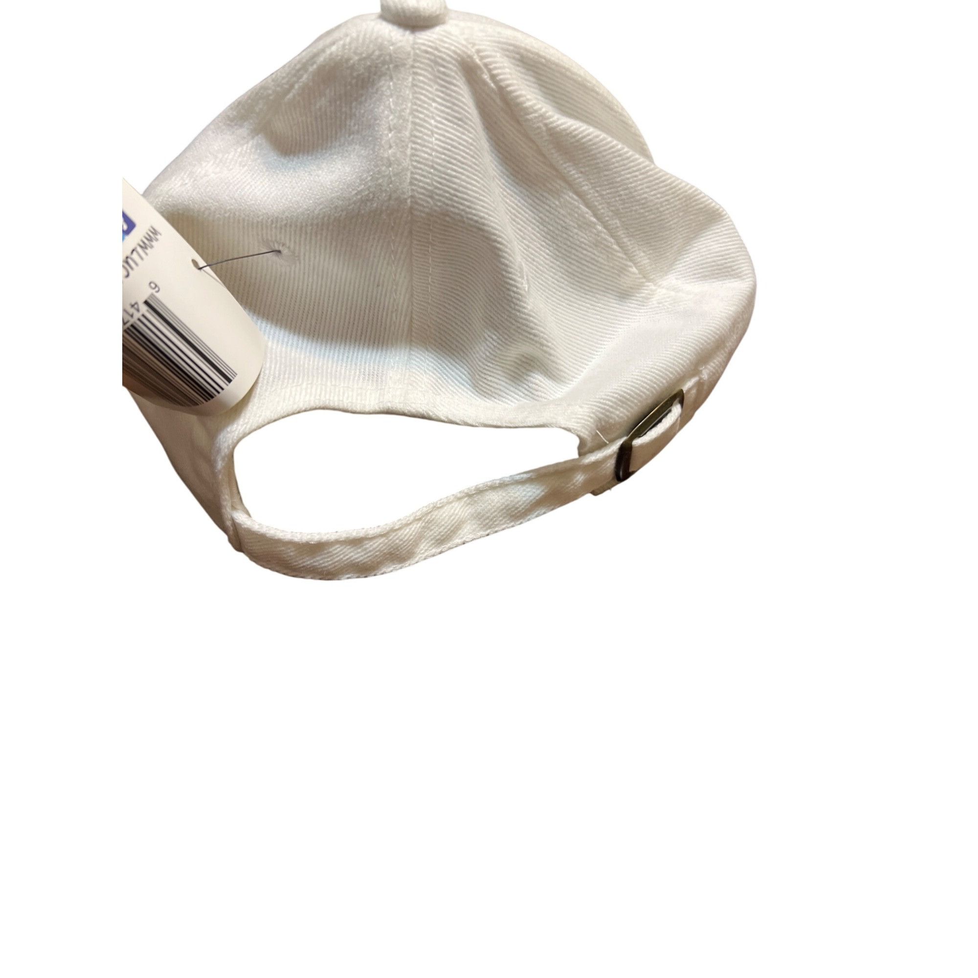 Other Emoji Heart Eyes White Baseball Cap Adjustable Fit Embroider Size ONE SIZE - 3 Thumbnail