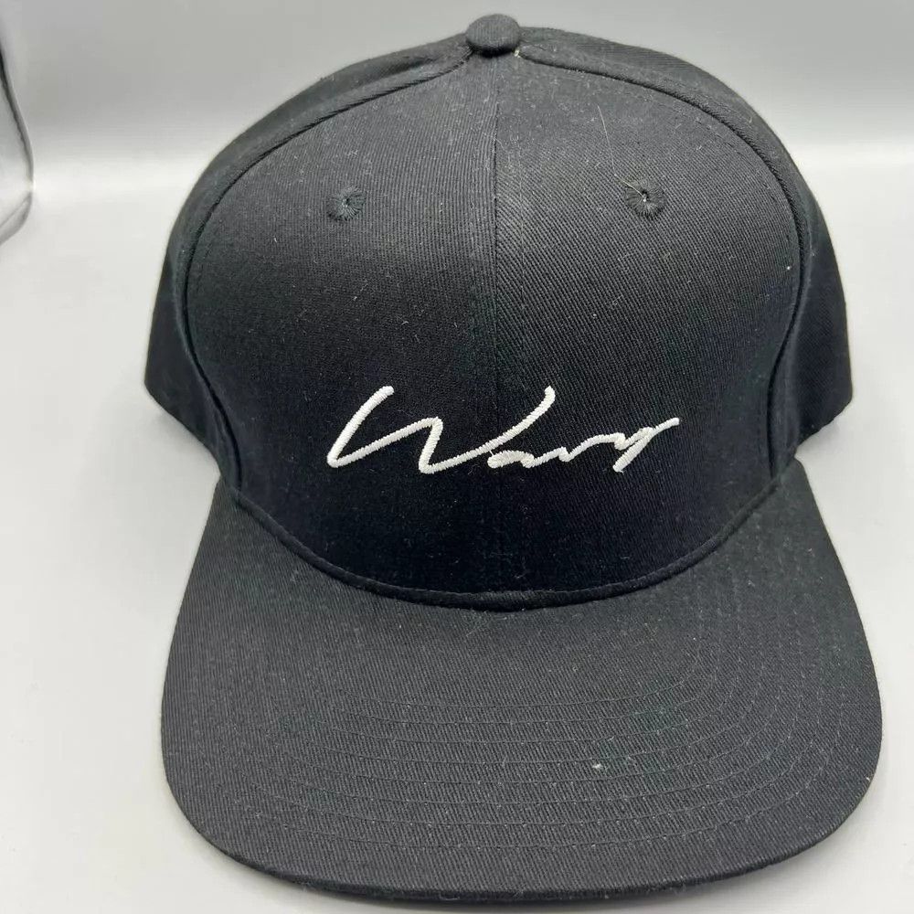 Other Wavy Brand Hat Men Black Surf Embroidered Snap Back Cap Size ONE SIZE - 1 Thumbnail