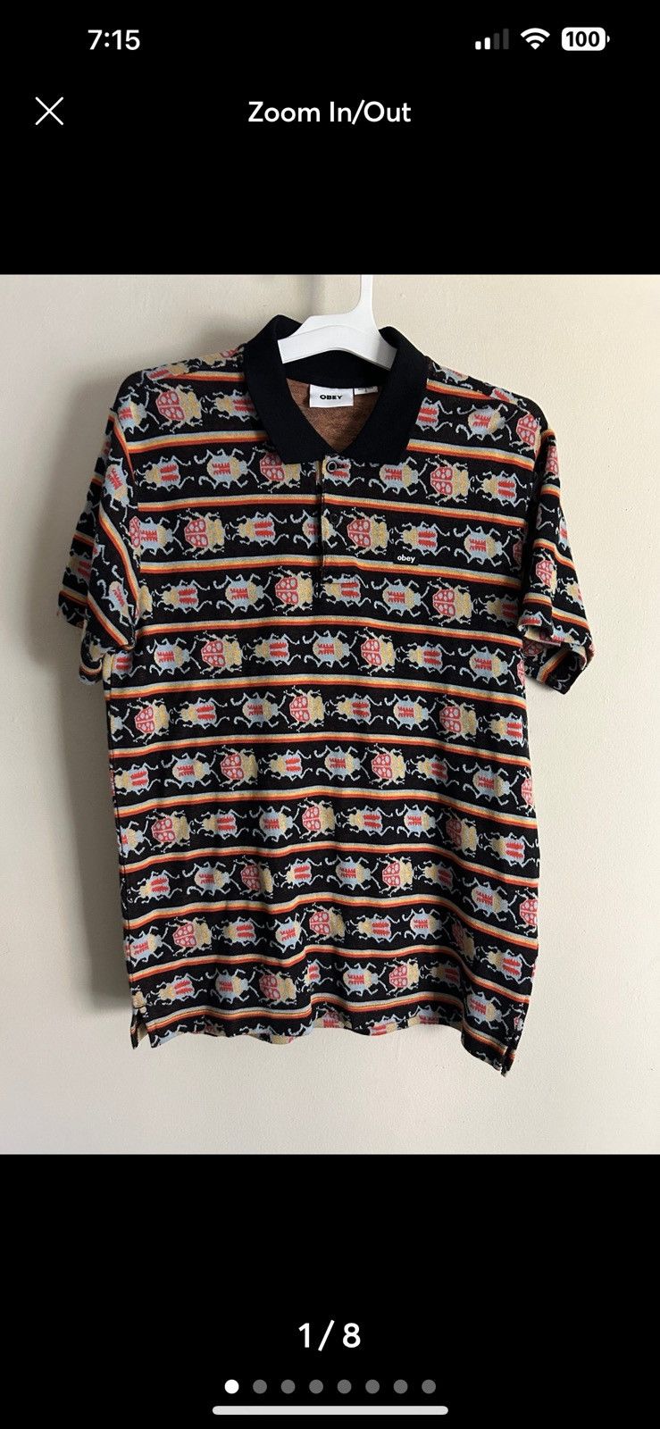 Obey OBEY Bugs Polo Shirt Size US S / EU 44-46 / 1 - 1 Thumbnail