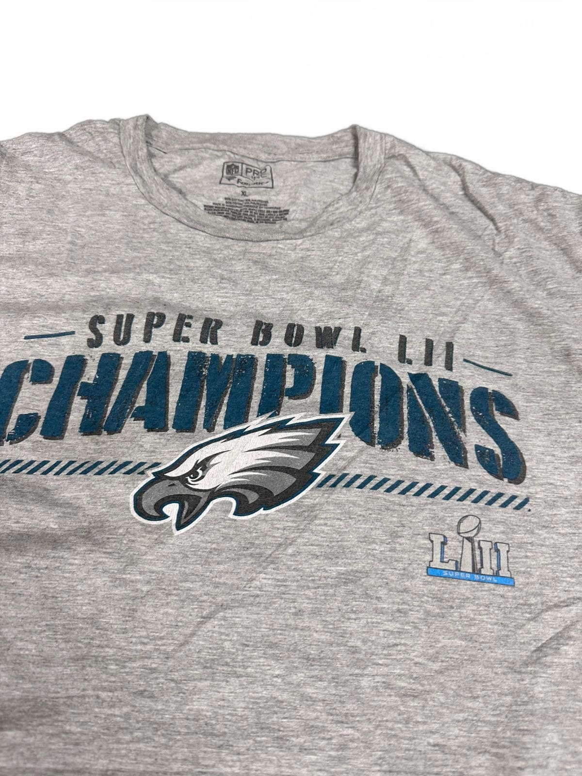 NFL Philadelphia Eagles Super Bowl LII Champions Grey T-Shirt Size US XL / EU 56 / 4 - 3 Thumbnail