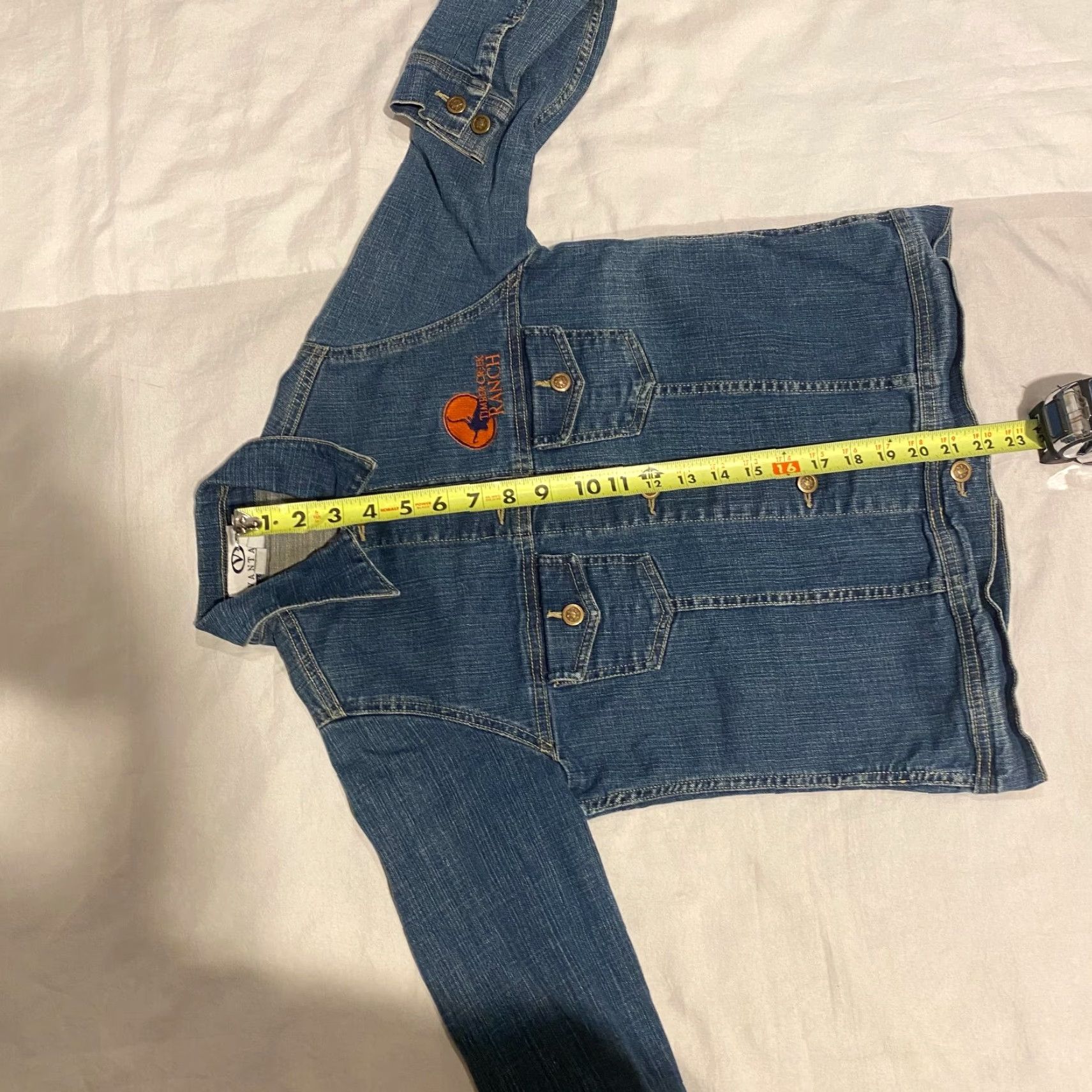 Denime Timber Creek Ranch Women's Western Vantage Denim Jean Jacket Small Size 28" / US 6 / IT 42 - 5 Thumbnail