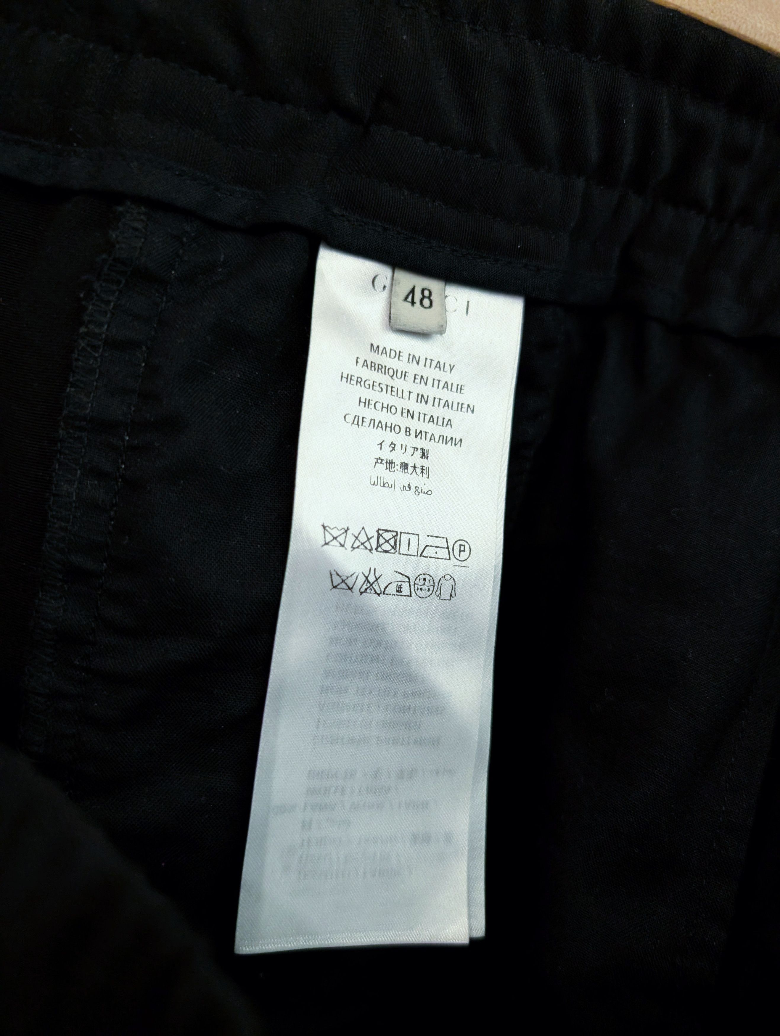 Gucci Gucci "LOVED" chain stitched wool shorts, 48 (fits M-L) Size US 32 / EU 48 - 6 Thumbnail