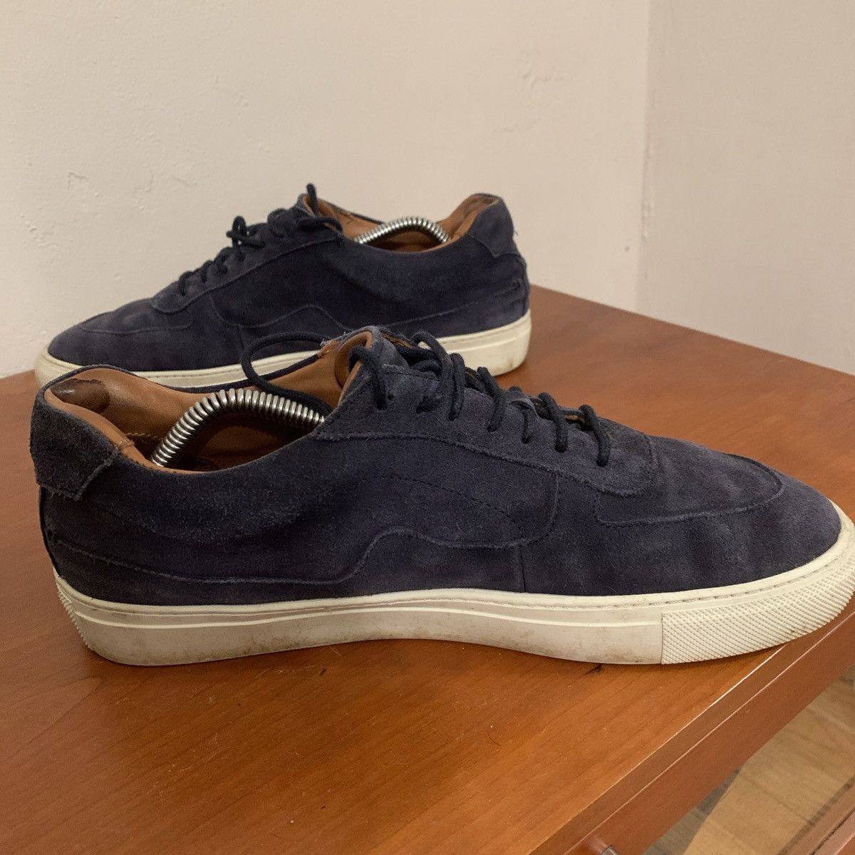Oliver Sweeney Oliver Sweeney Blue Suede Sneakers UK7/US8 Made In Italy Size US 8 / EU 41 - 4 Thumbnail