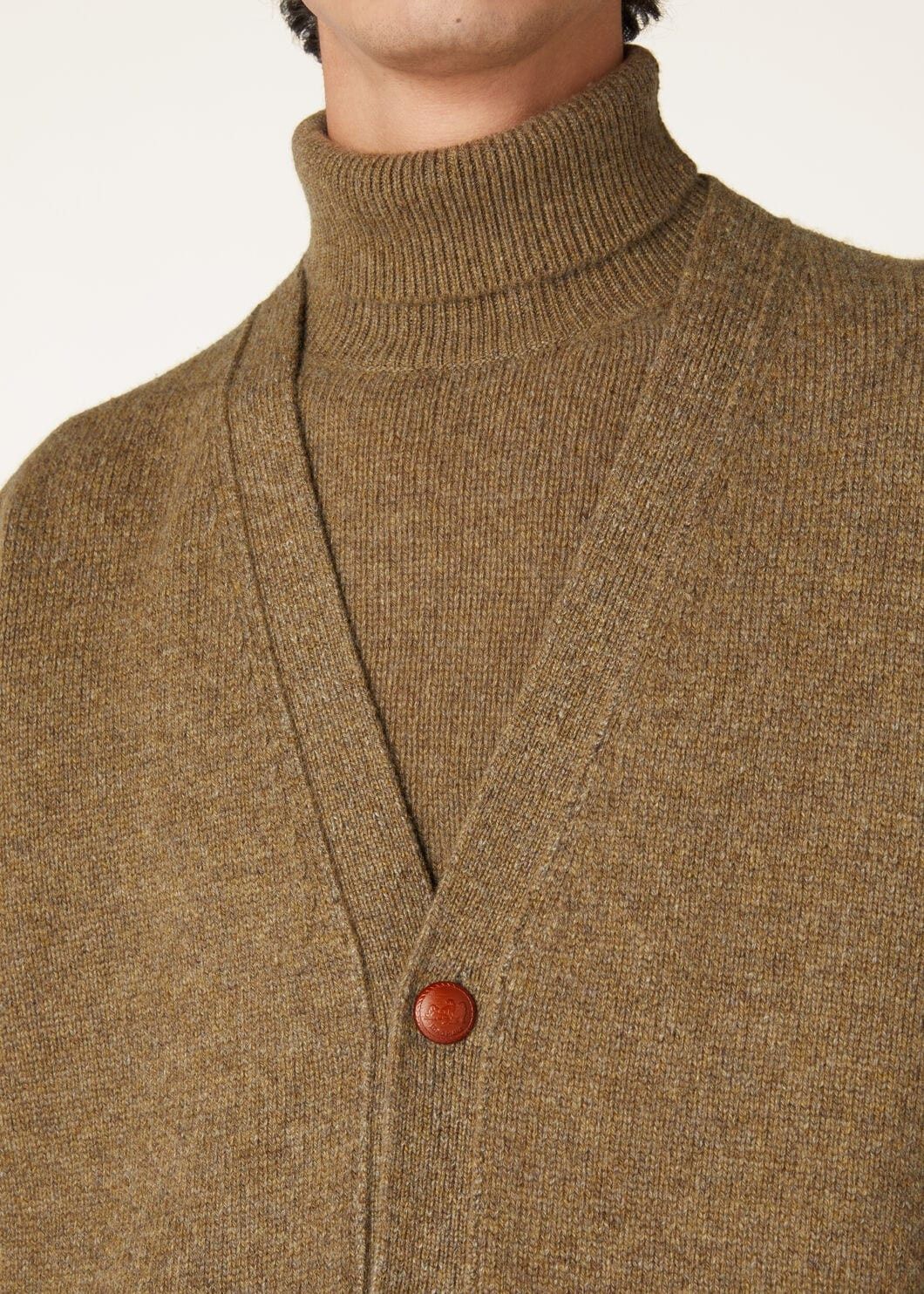 Loro Piana o1w1db10725 FAO6900 Pastore Cardigan in Brown Size US XL / EU 56 / 4 - 3 Thumbnail