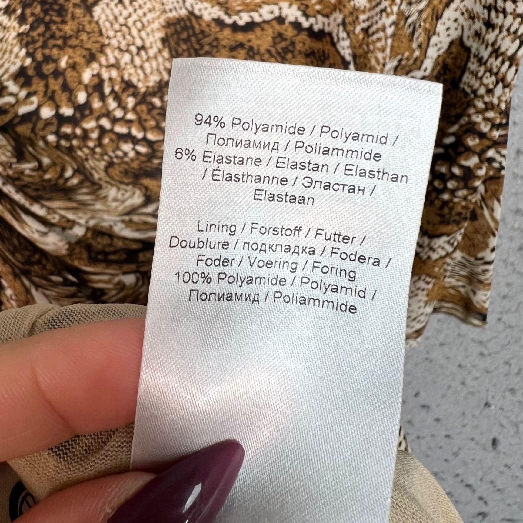 Ganni Ganni Snake Print Ruched Midi Dress Womens Size 32 Size XXS / US 00 / IT 34 - 5 Thumbnail