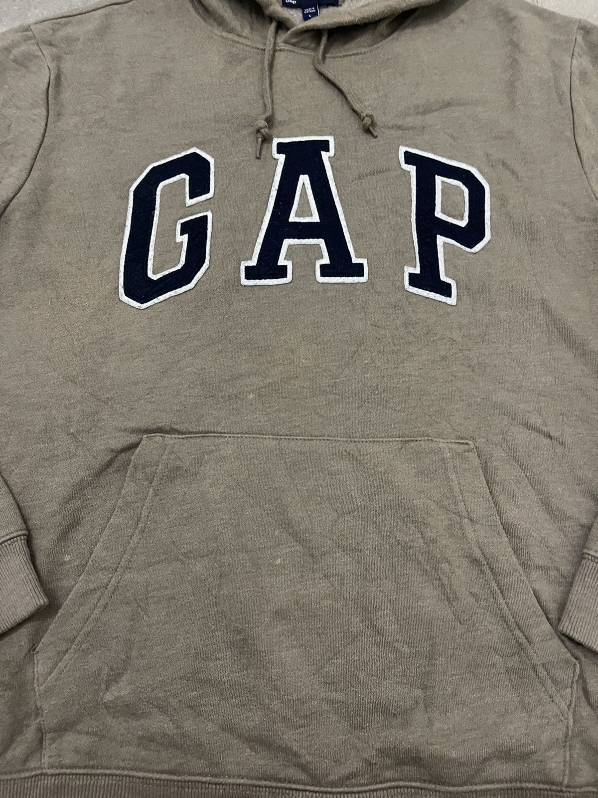 Gap Vintage Gap Fleece Sweater Hoodie Big Logo Embroidery Size US L / EU 52-54 / 3 - 5 Thumbnail