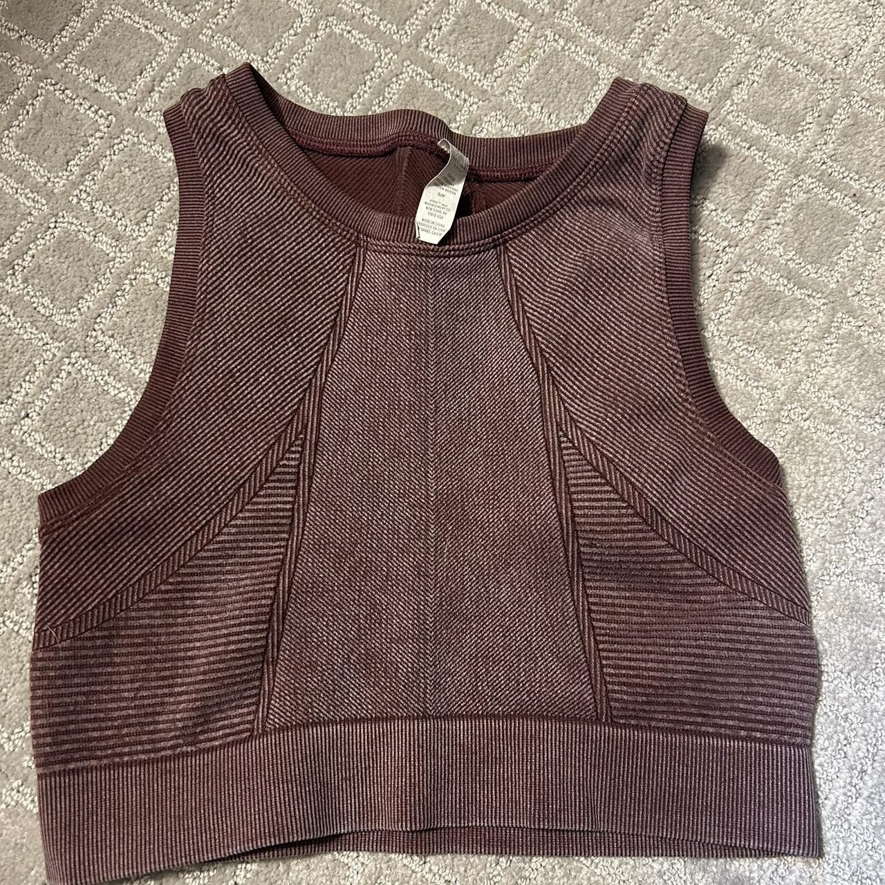 Other Aerie Burgundy Workout Tank Top Size S Size S / US 4 / IT 40 - 1 Thumbnail