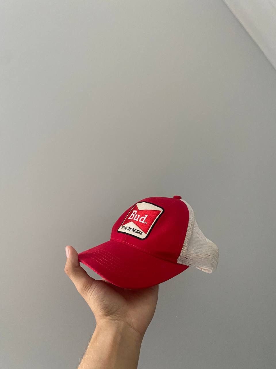 Budweiser × Vintage Vintage Bud Tracker Hat Y2K OS Size ONE SIZE - 2 Thumbnail