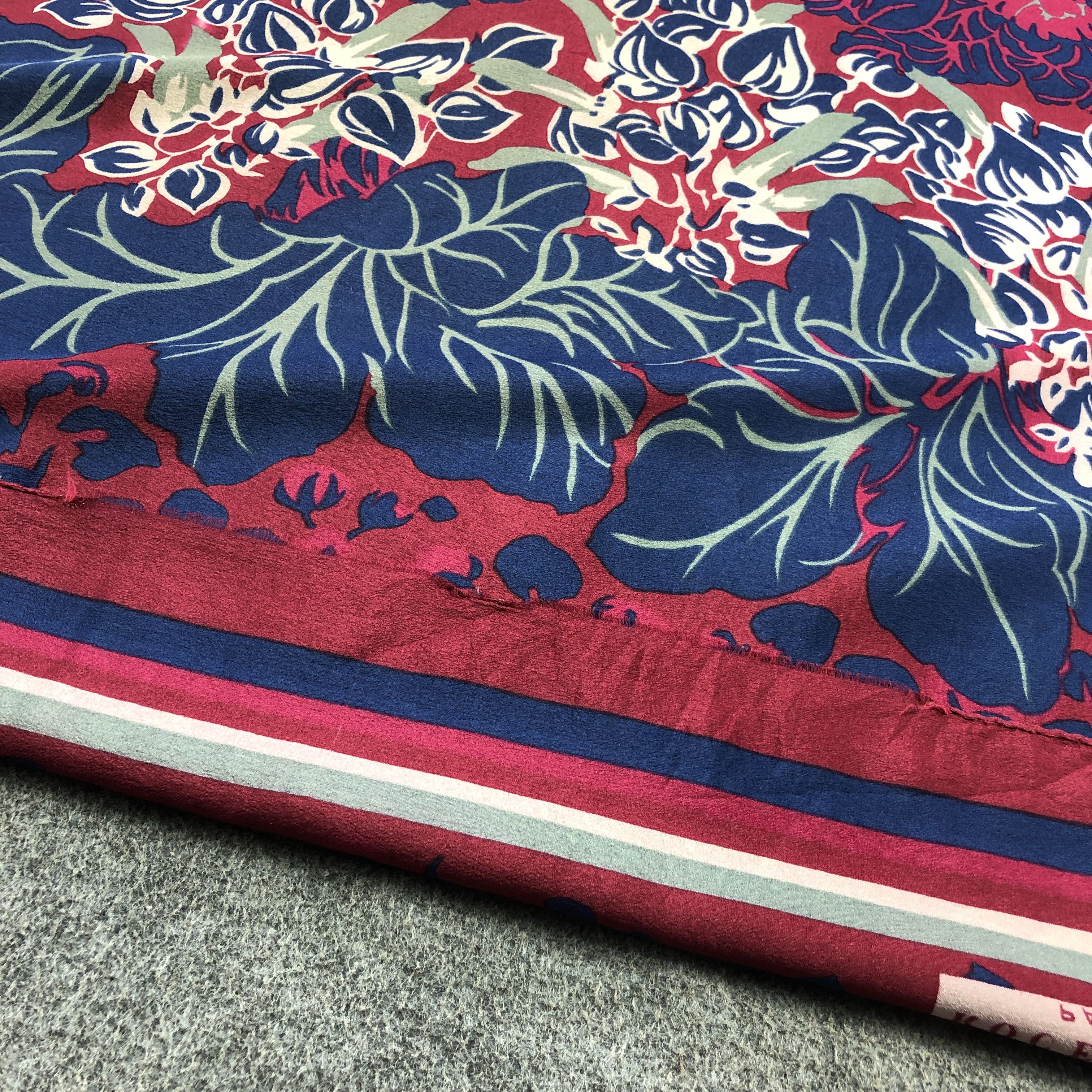 Vintage Vintage Roceil Floral Silk Scarf M1272 Size ONE SIZE - 7 Thumbnail