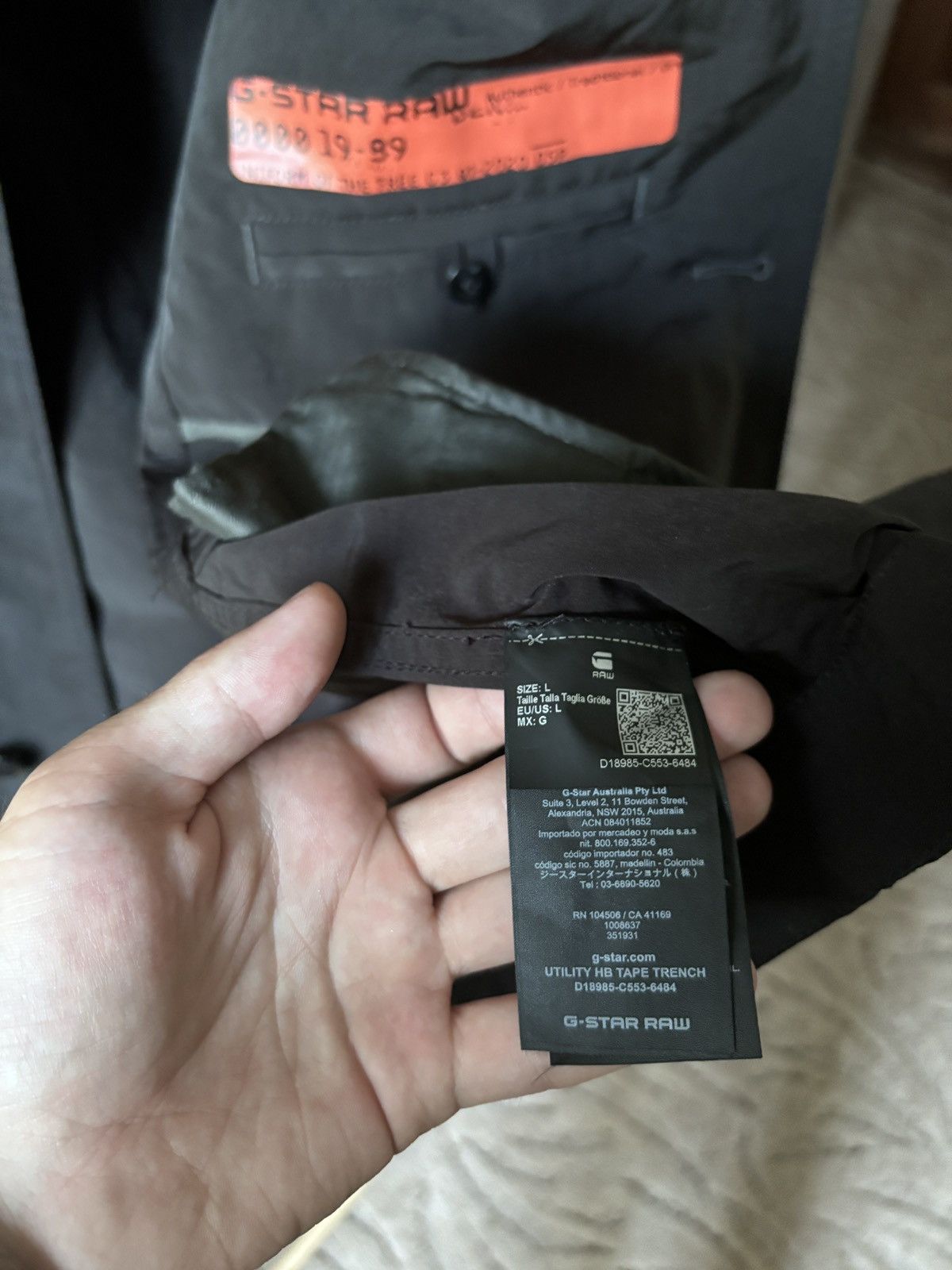 G-Star G-Star Jacket Japanese style Utility black Trench Size US L / EU 52-54 / 3 - 9 Thumbnail