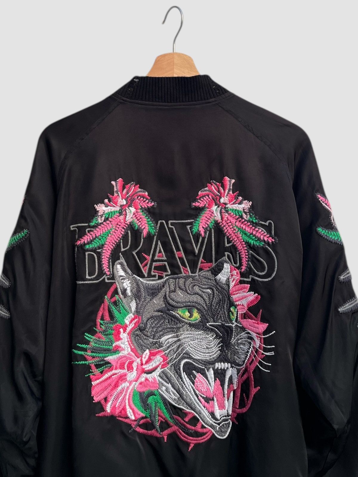 Diesel Black Gold Diesel Braves Reversible Sukajan Jacket Size US XS / EU 42 / 0 - 5 Thumbnail