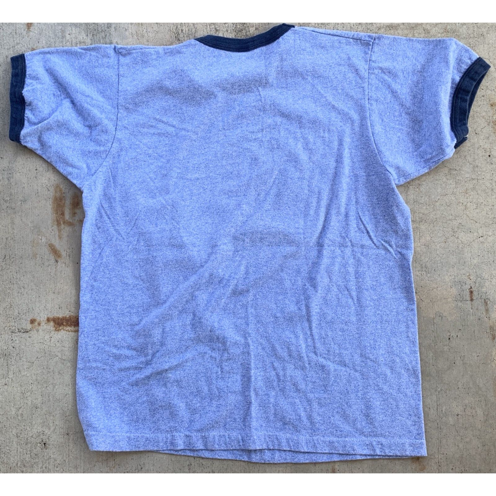 Vintage VINTAGE Smoke Busters Ringer Tee 80s T Shirt Ghost In Fire Fighter Hat Fireman M Blue Men Graphic Tee 1980s Size US M / EU 48-50 / 2 - 6 Thumbnail