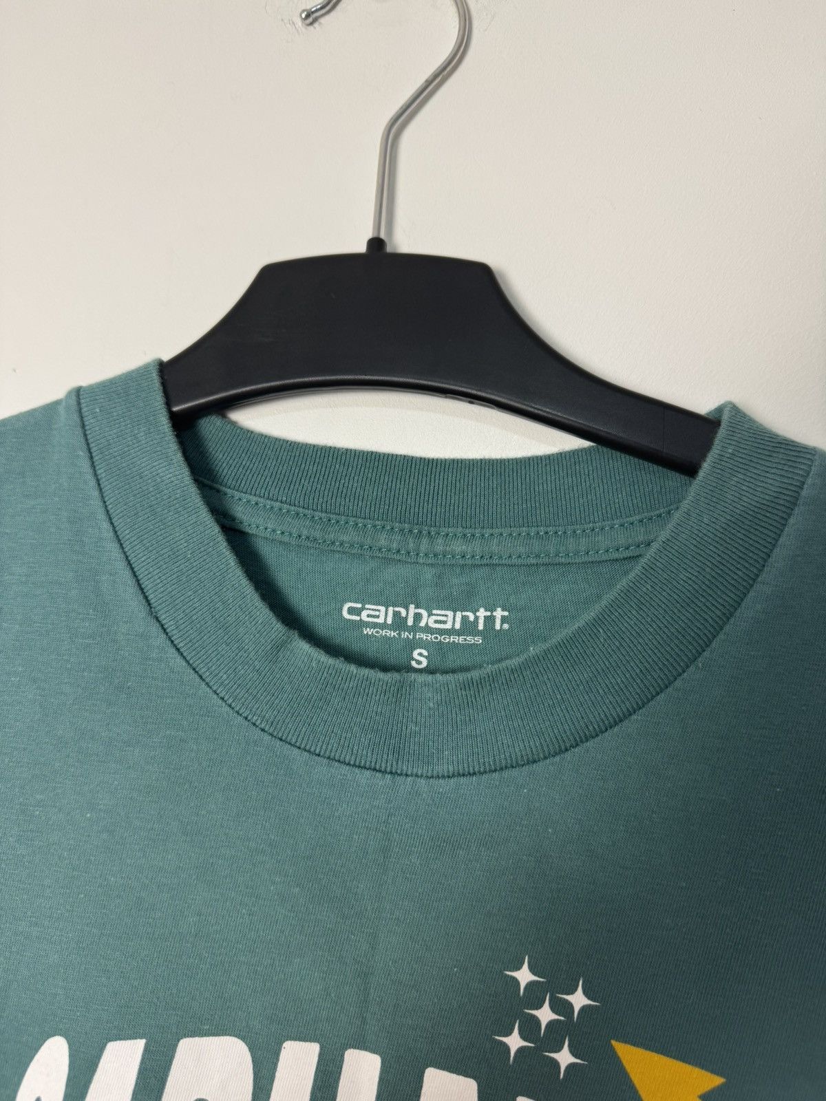 Carhartt Wip Carhartt WIP Star Script Logo T Shirt Teal Streetwear Y2K Size US S / EU 44-46 / 1 - 5 Thumbnail