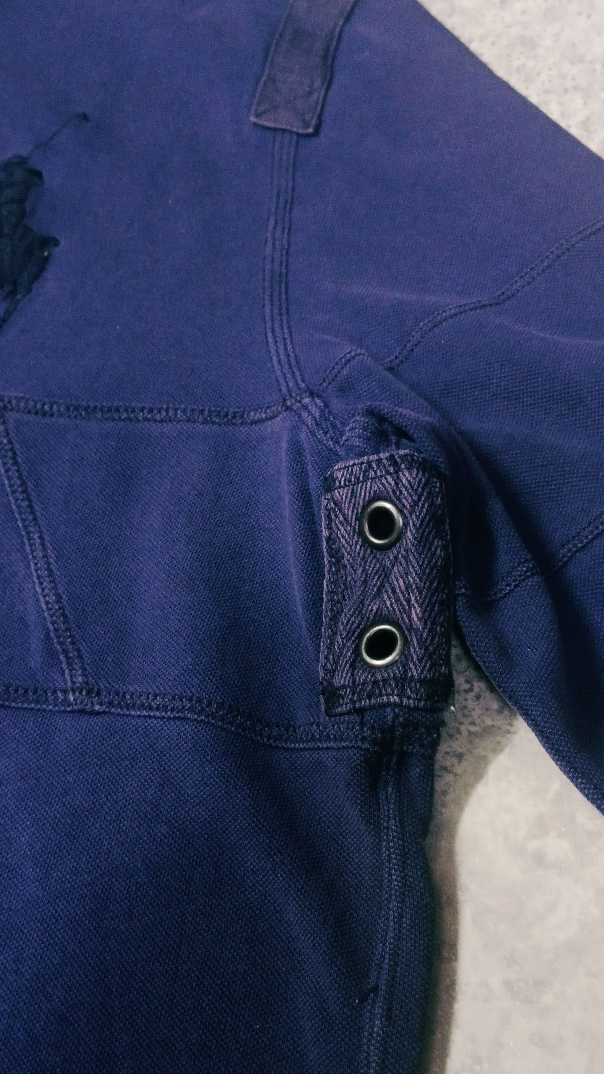 Polo Ralph Lauren × Vintage Vintage Faded Polo Ralph Lauren Long Sleeve Polo Size US XL / EU 56 / 4 - 6 Thumbnail
