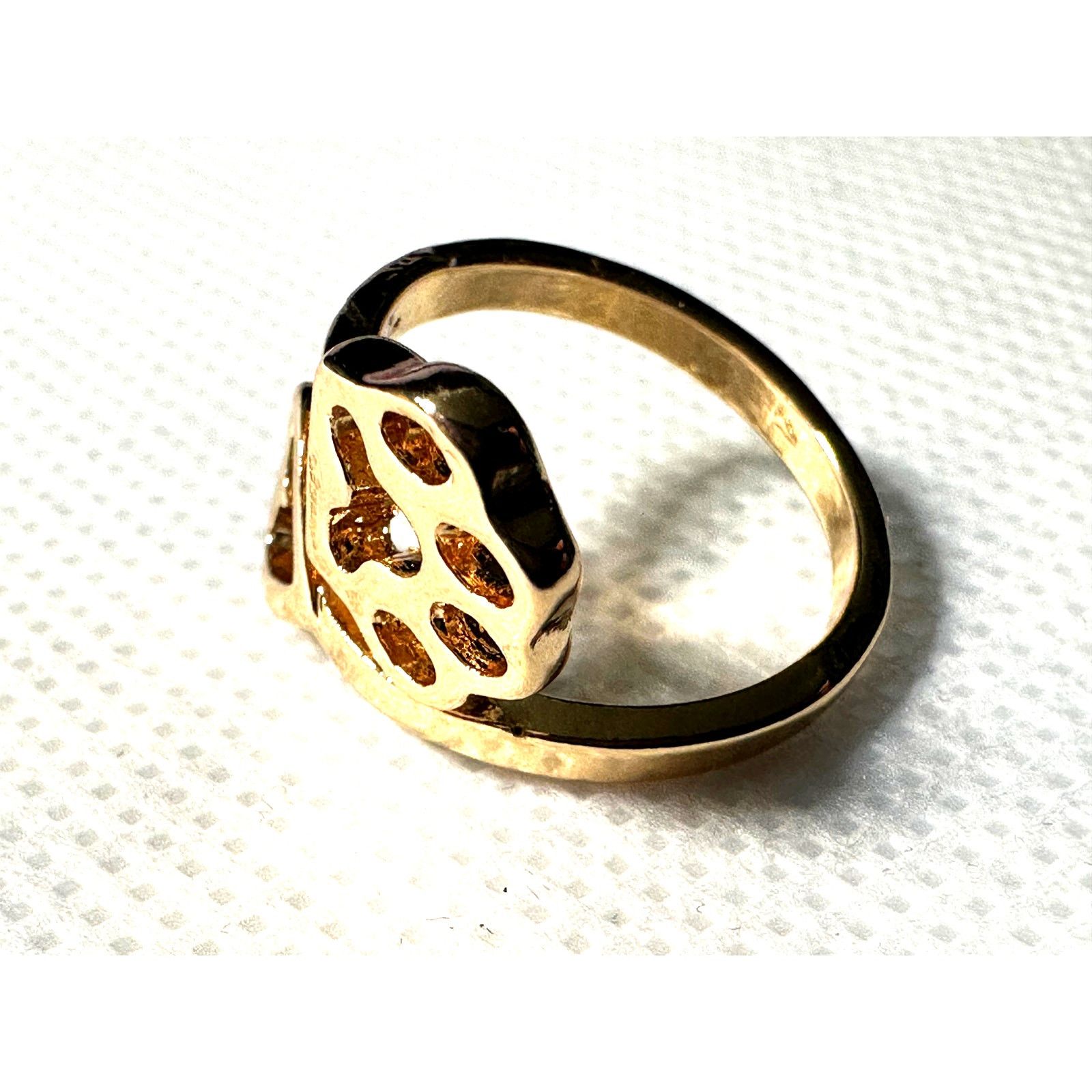 & Other Stories Dog Paw with Heart Adjustable Ring Size ONE SIZE - 3 Thumbnail