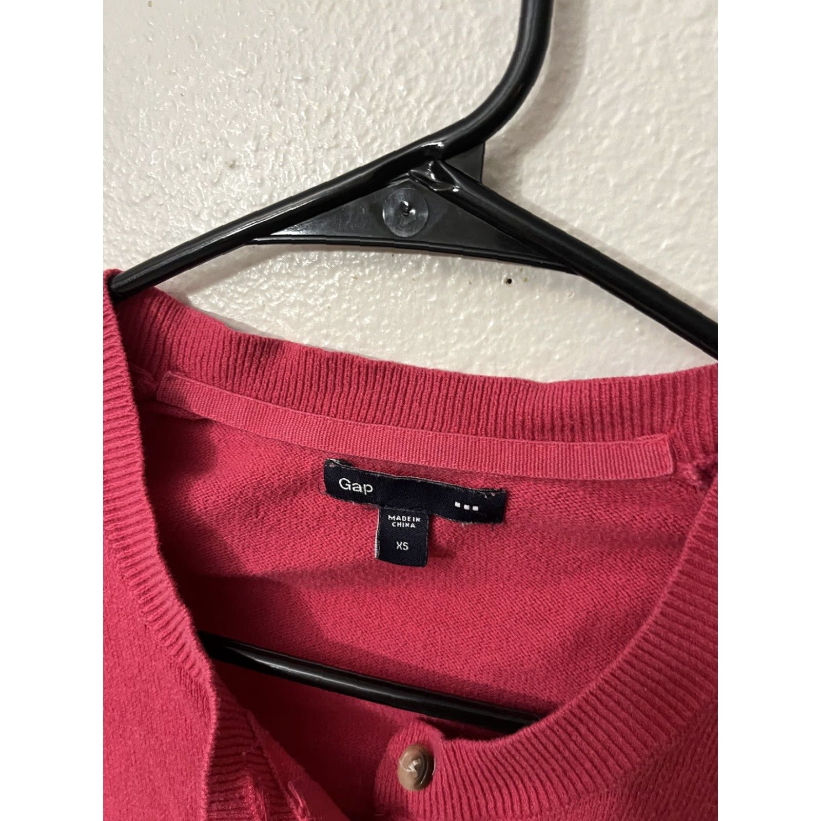 Gap GAP Women's Cardigan Sweater XS Lightweight Button Down Long Sleeve Teal Pink Size XS / US 0-2 / IT 36-38 - 2 Thumbnail