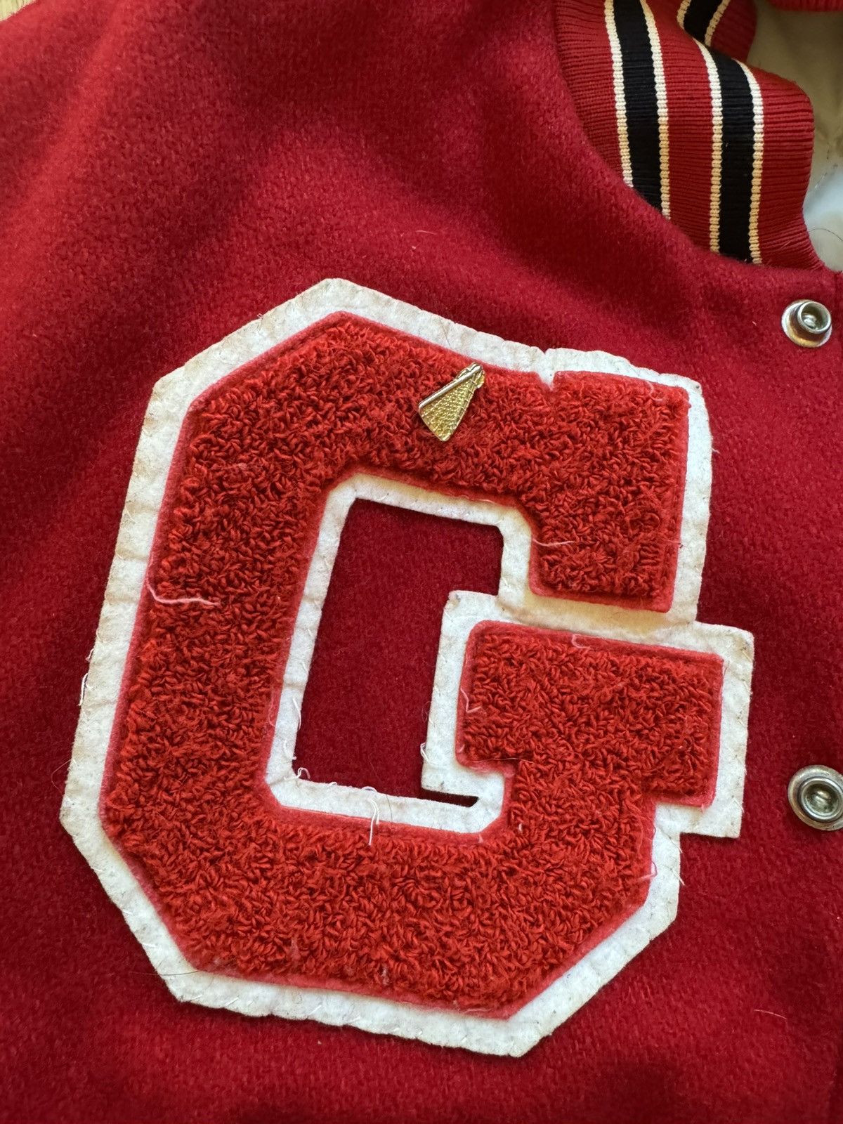 Other Vintage Guilderland Varsity Jacket – USA Made Wool & Leather Size US L / EU 52-54 / 3 - 2 Thumbnail