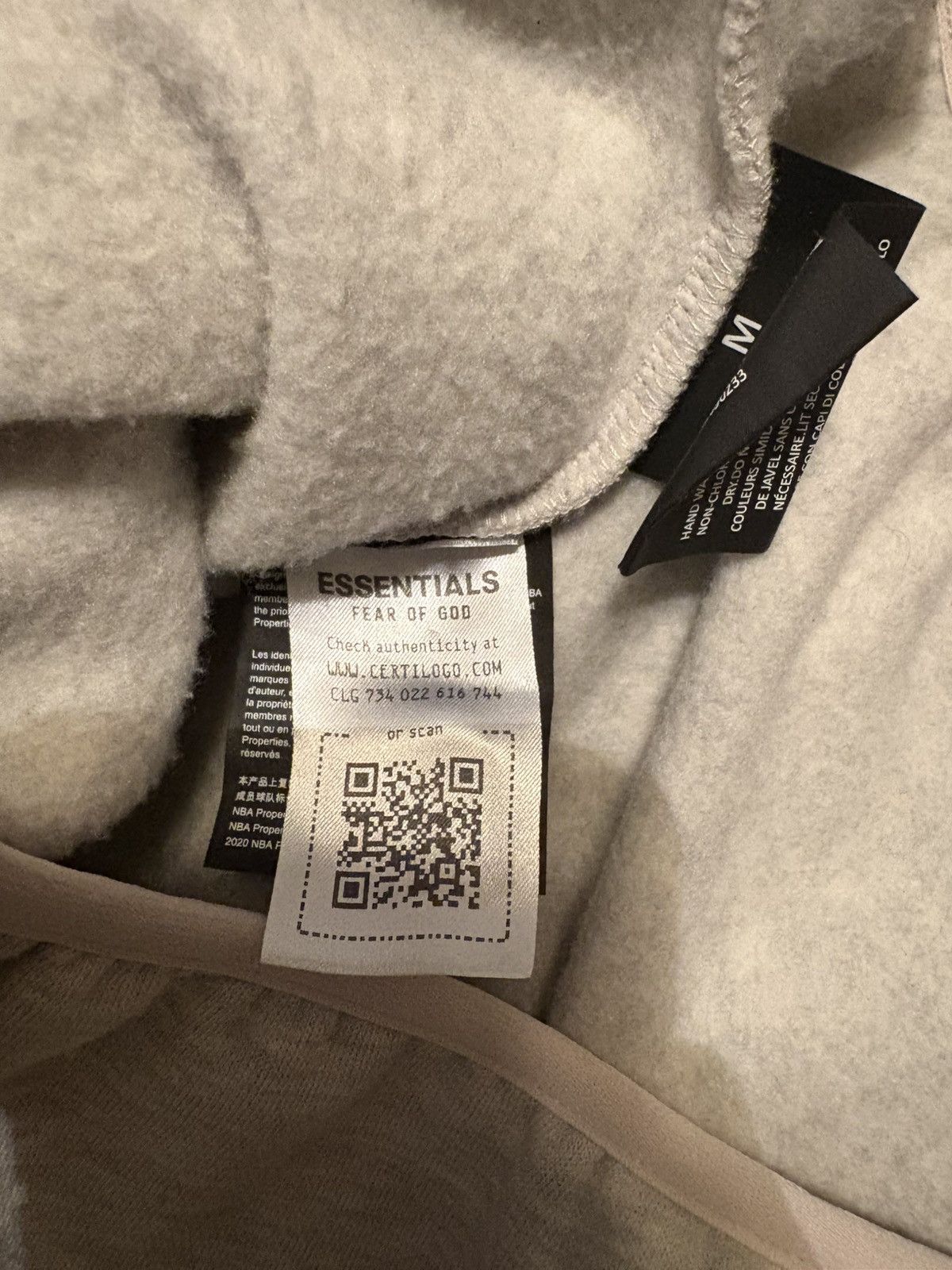 Essentials × Fear of God × NBA Fear of God ESSENTIALS X NBA Chicago Bulls Pullover hoodie Size US M / EU 48-50 / 2 - 7 Thumbnail