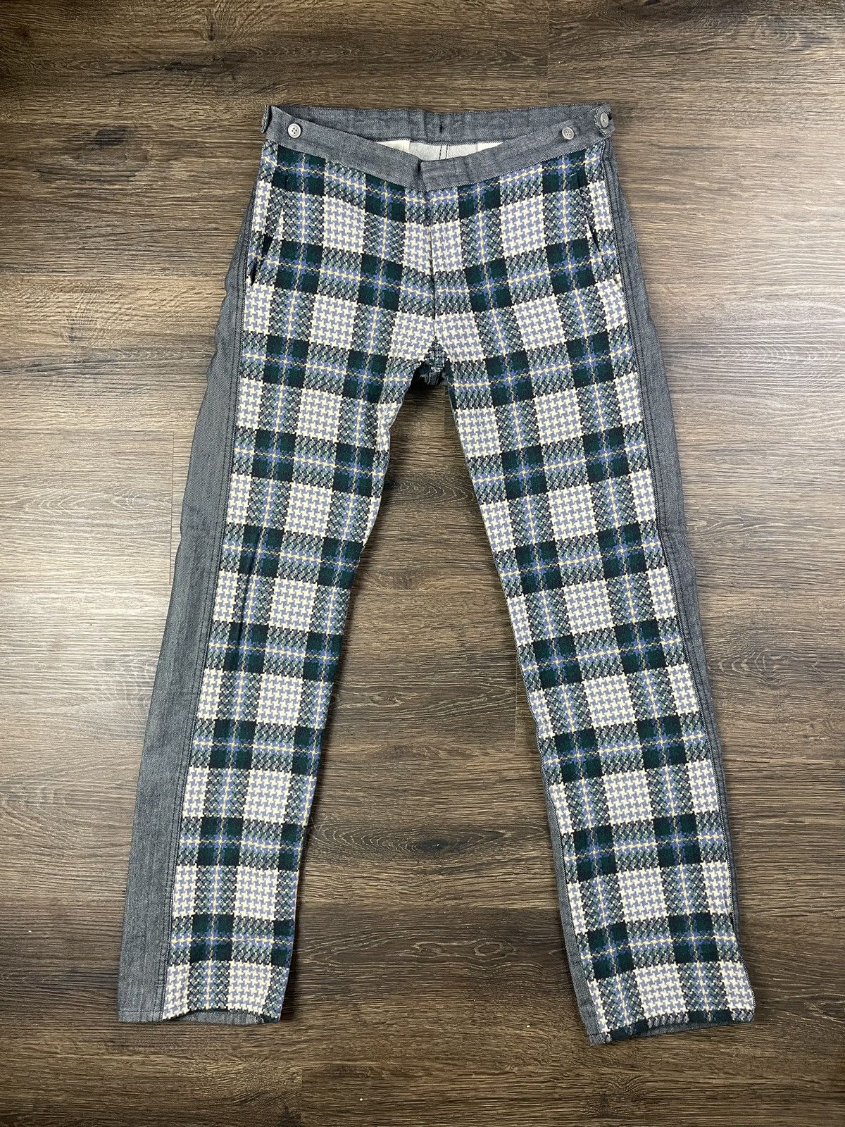 Comme des Garcons Homme Plus Half Wool Half Denim Pants - CDGHP 2001 Size US 30 / EU 46 - 1 Thumbnail