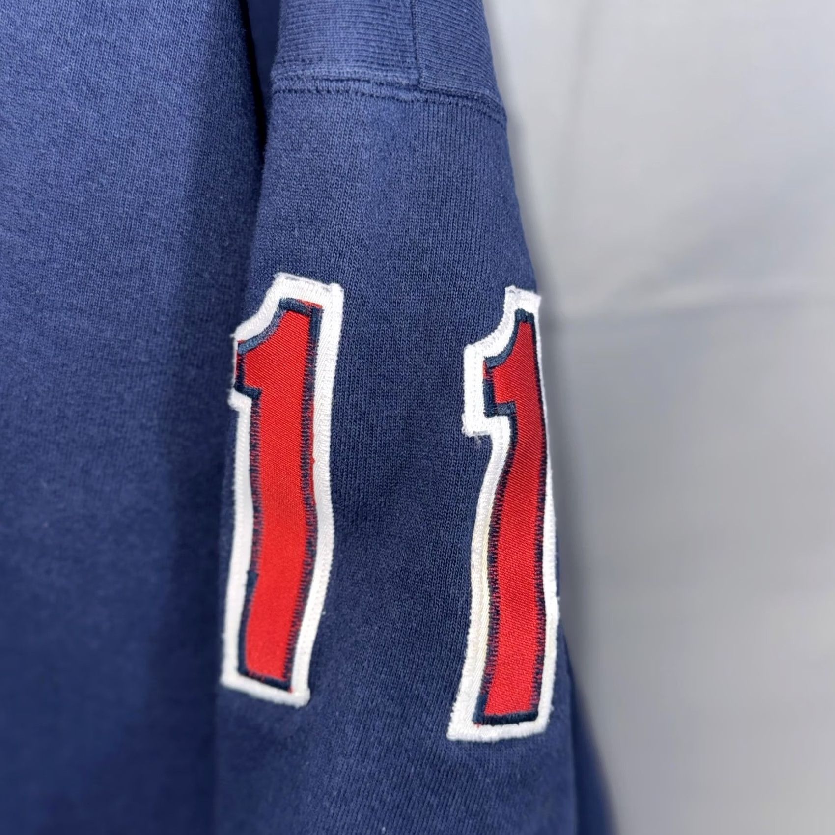 Hanes VINTAGE Hanes Sweatshirt Mens 2XL Navy Blue Crewneck Base Power Softball Club Graphic Size US XXL / EU 58 / 5 - 5 Thumbnail