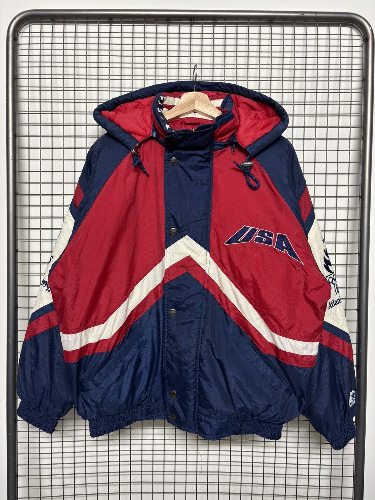 Starter 🚨FINAL DROP🚨Vintage Olympic USA Starter Atlanta 1996 Zipper Size US M / EU 48-50 / 2 - 3 Thumbnail