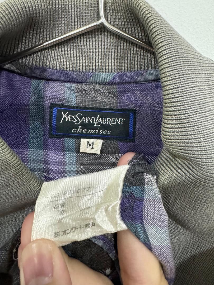 Yves Saint Laurent Vintage 80s Yves Saint Laurent Chemises Checkered Shirt Size US M / EU 48-50 / 2 - 5 Thumbnail