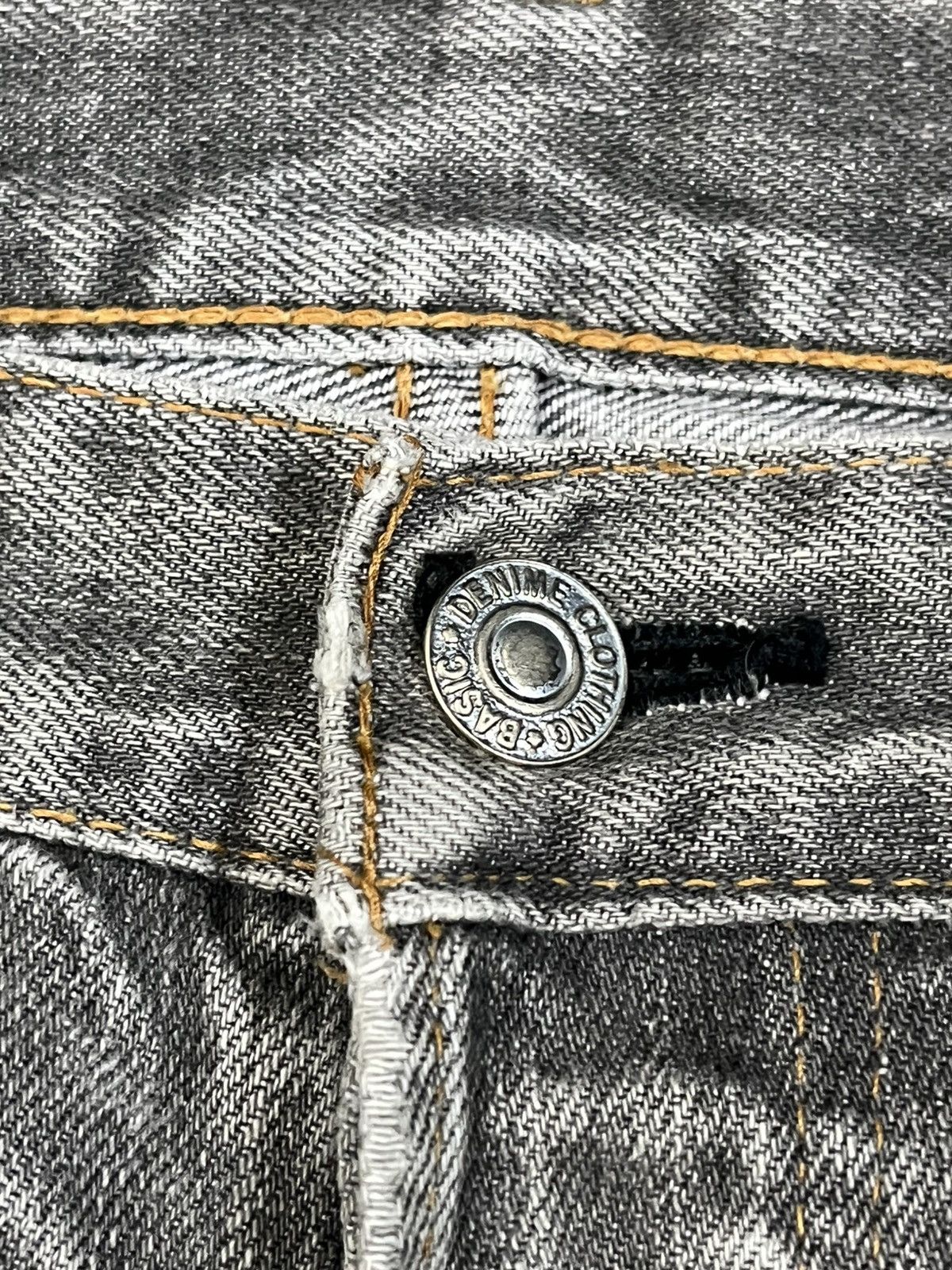 Denime Vintage Denime Black Distressed Denim Size US 30 / EU 46 - 8 Thumbnail