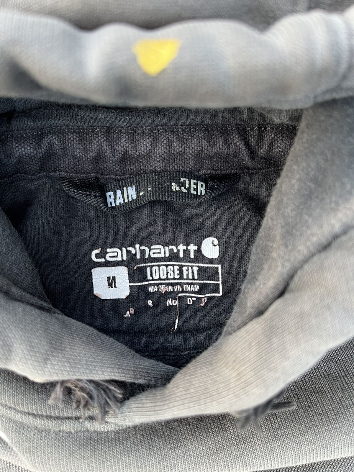 Carhartt × Carhartt Wip Custom Carhartt Hoodie Sun Fade Distressed Rain Defender Size US M / EU 48-50 / 2 - 7 Thumbnail