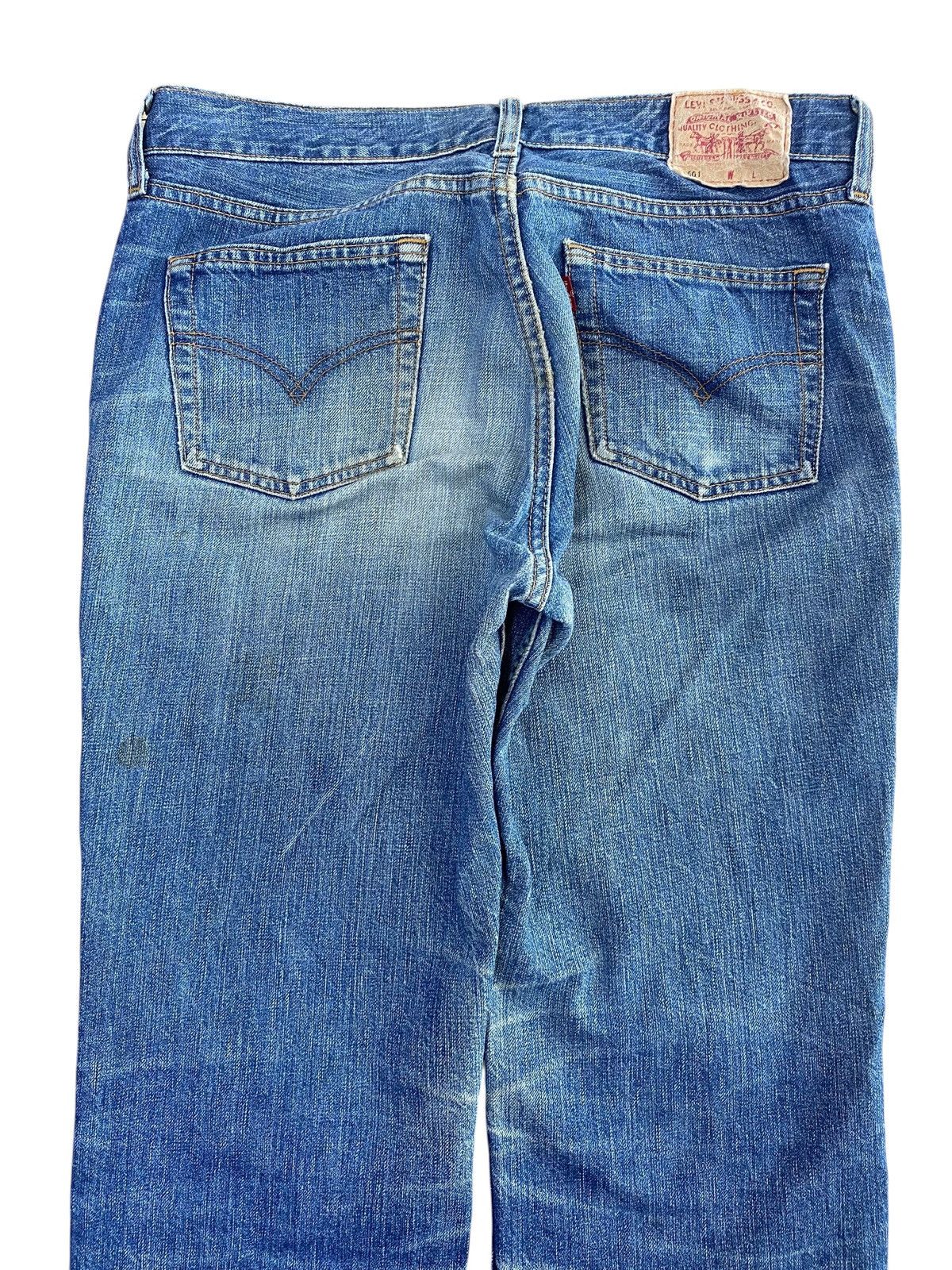 Levi's Vintage Levi’s 501 Faded Blue Wash Style Straight Cut Jeans Size US 30 / EU 46 - 4 Thumbnail
