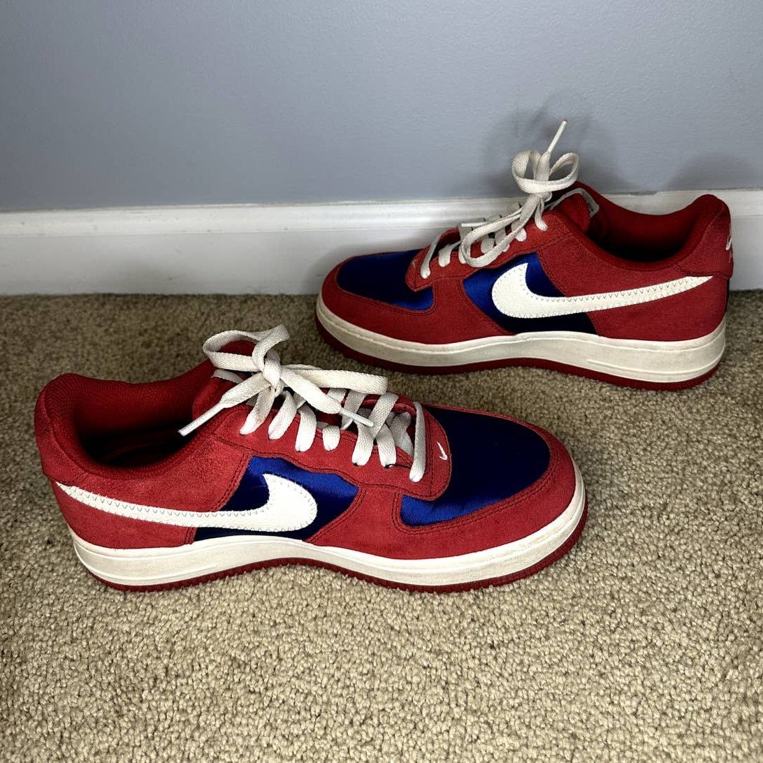 Nike Nike Air Force 1 Scissors Low Gym Sneakers Red/Blue Size 6 Size US 6 / IT 36 - 6 Thumbnail