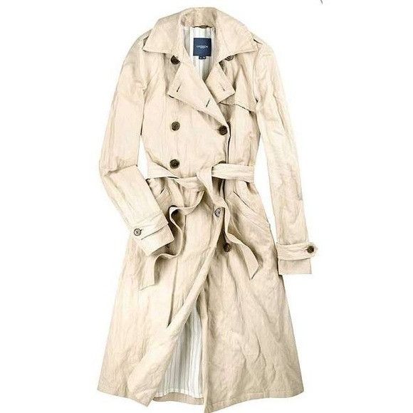 Other Gryphon New York NY Double Breasted Trench Coat Beige Size M / US 6-8 / IT 42-44 - 1 Thumbnail
