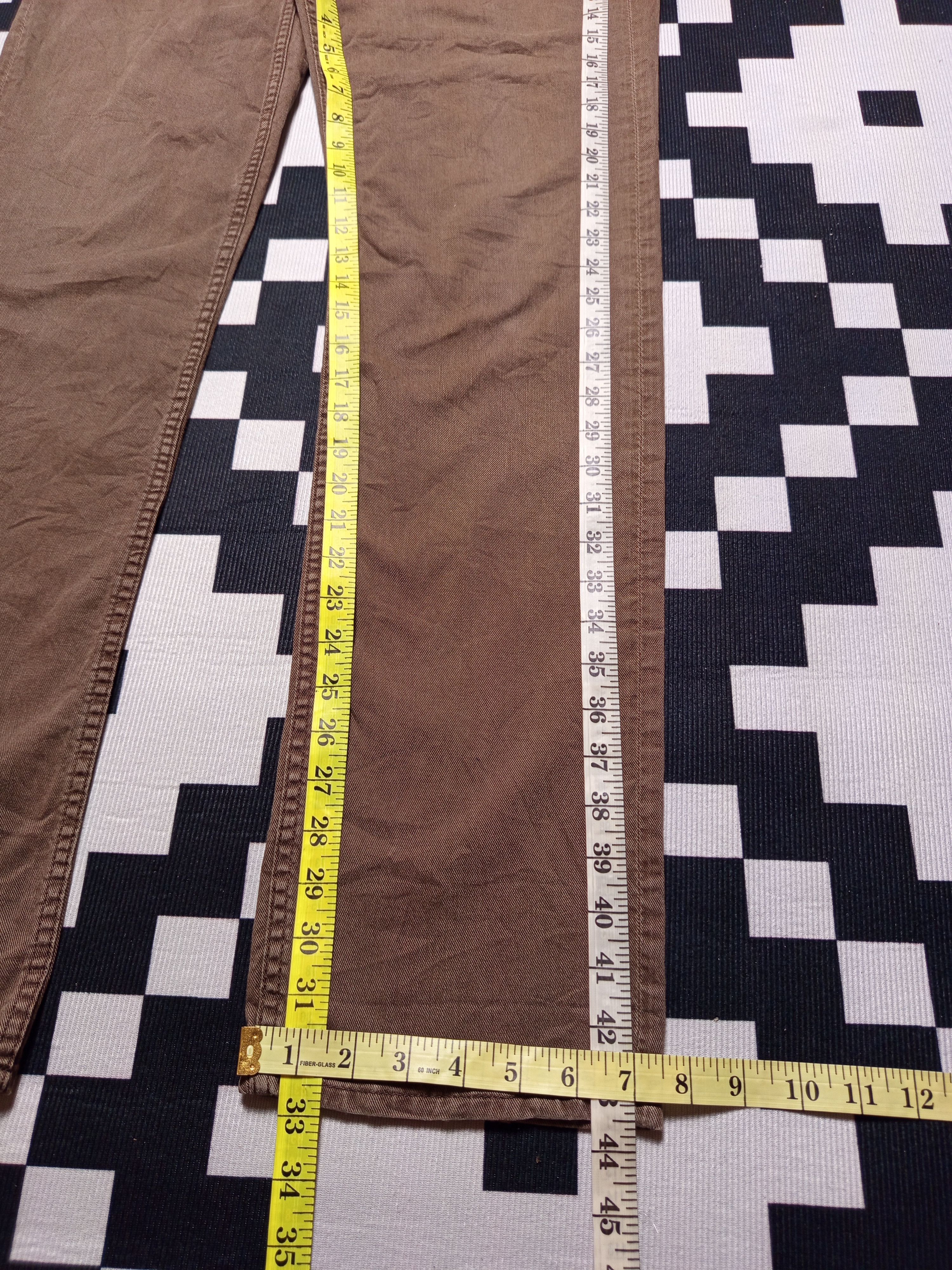 If Six Was Nine Vintage Marc Jacobs Luxury Brown Pants Jeans Size US 35 - 14 Thumbnail